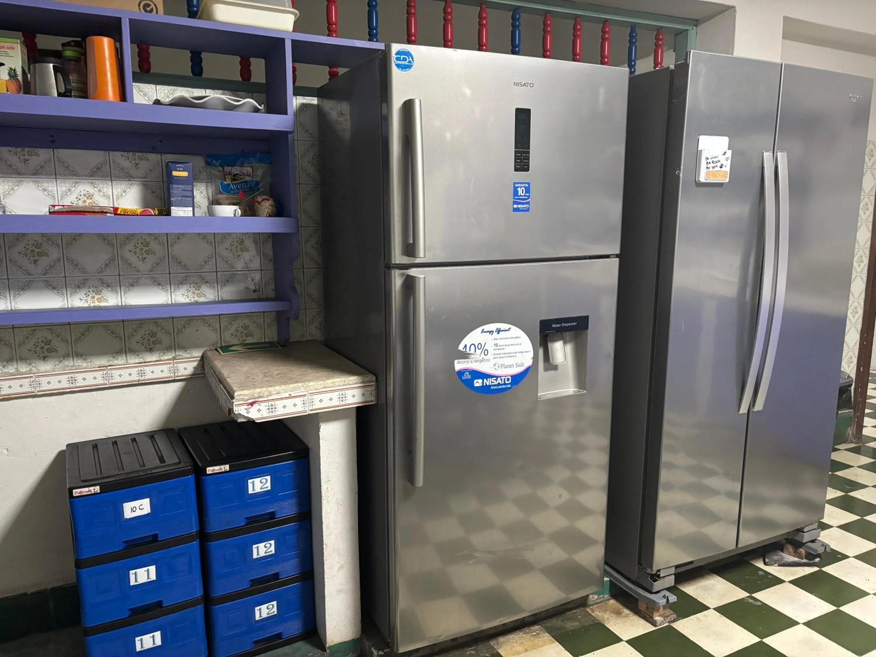 Communal kitchen in Hostel Posada 1914
