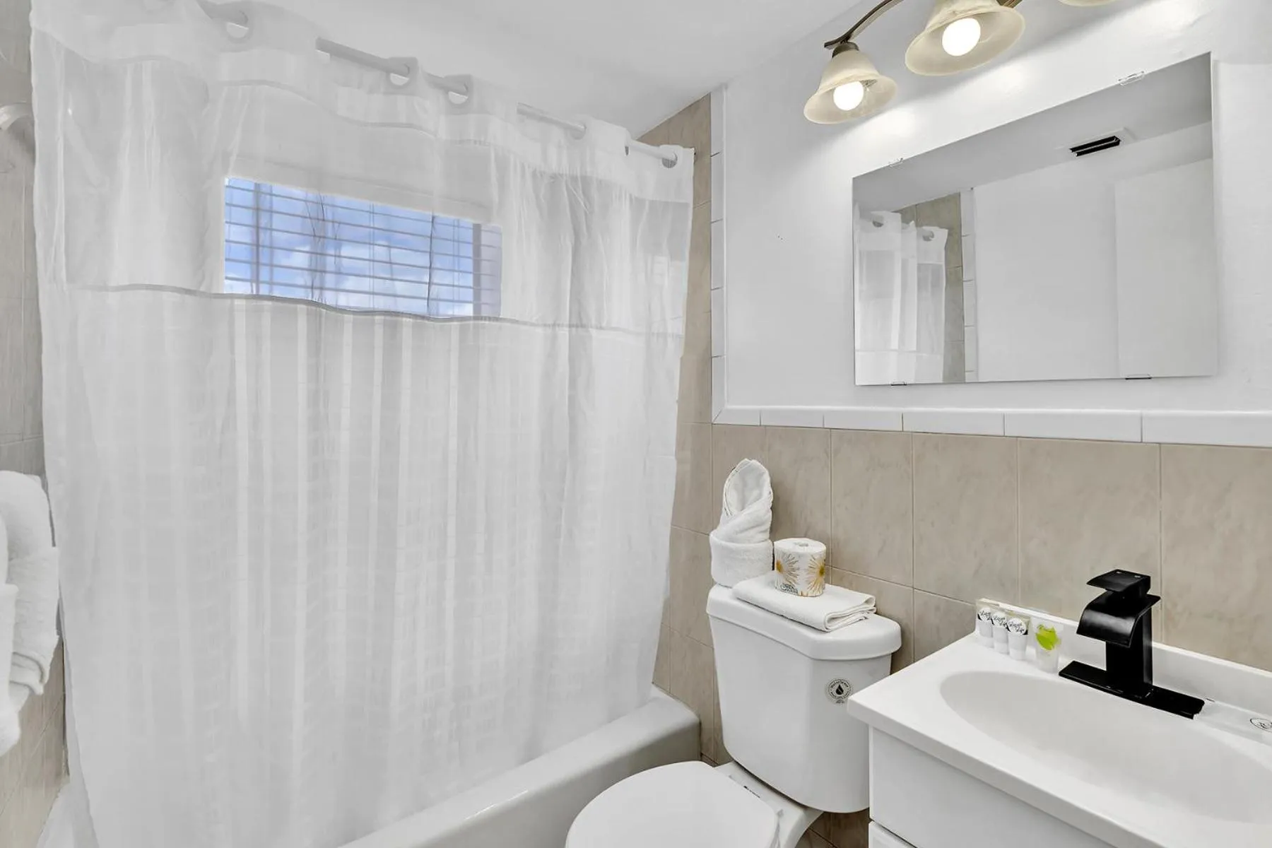 Bathroom in Coastal Sunset