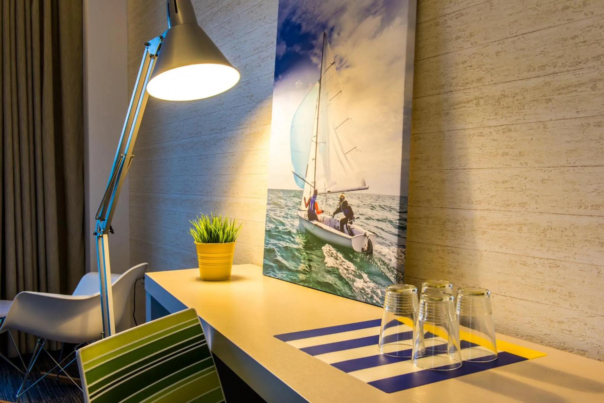 Decorative detail in Hotel On Plonge Junior