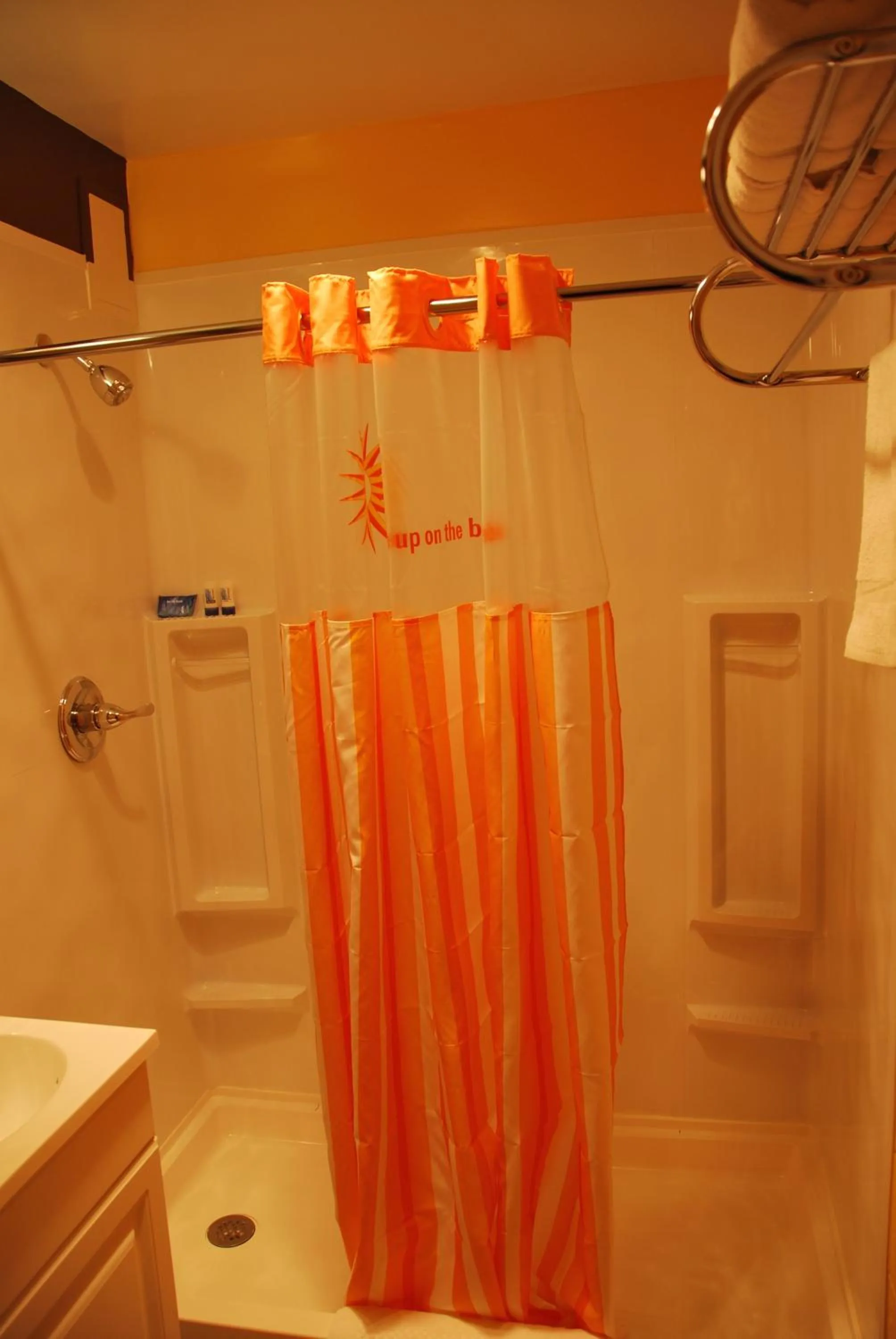 Shower in Imperial Motel Cortland