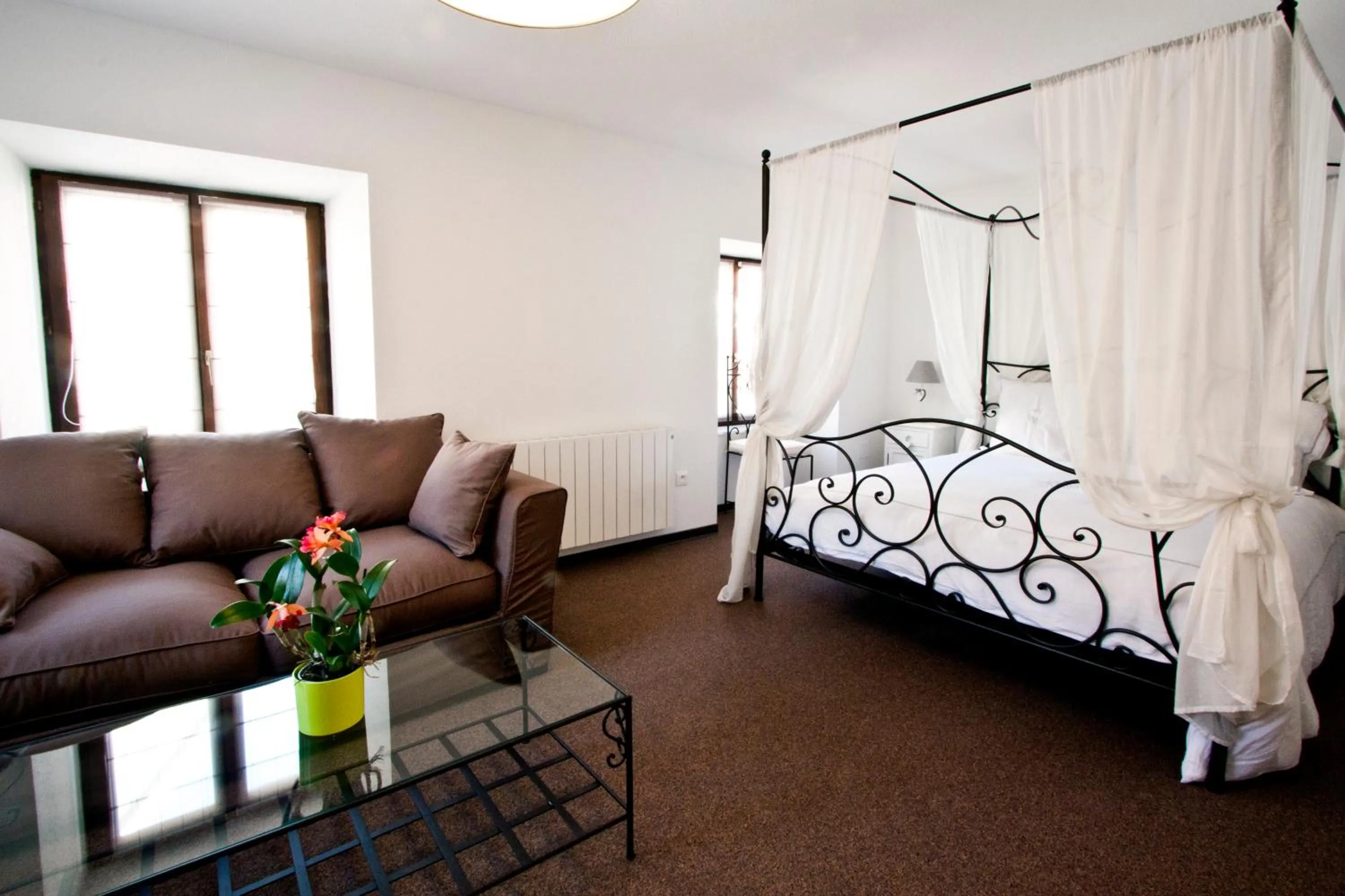 Bed in Chambre Le Hupsa Pfannala