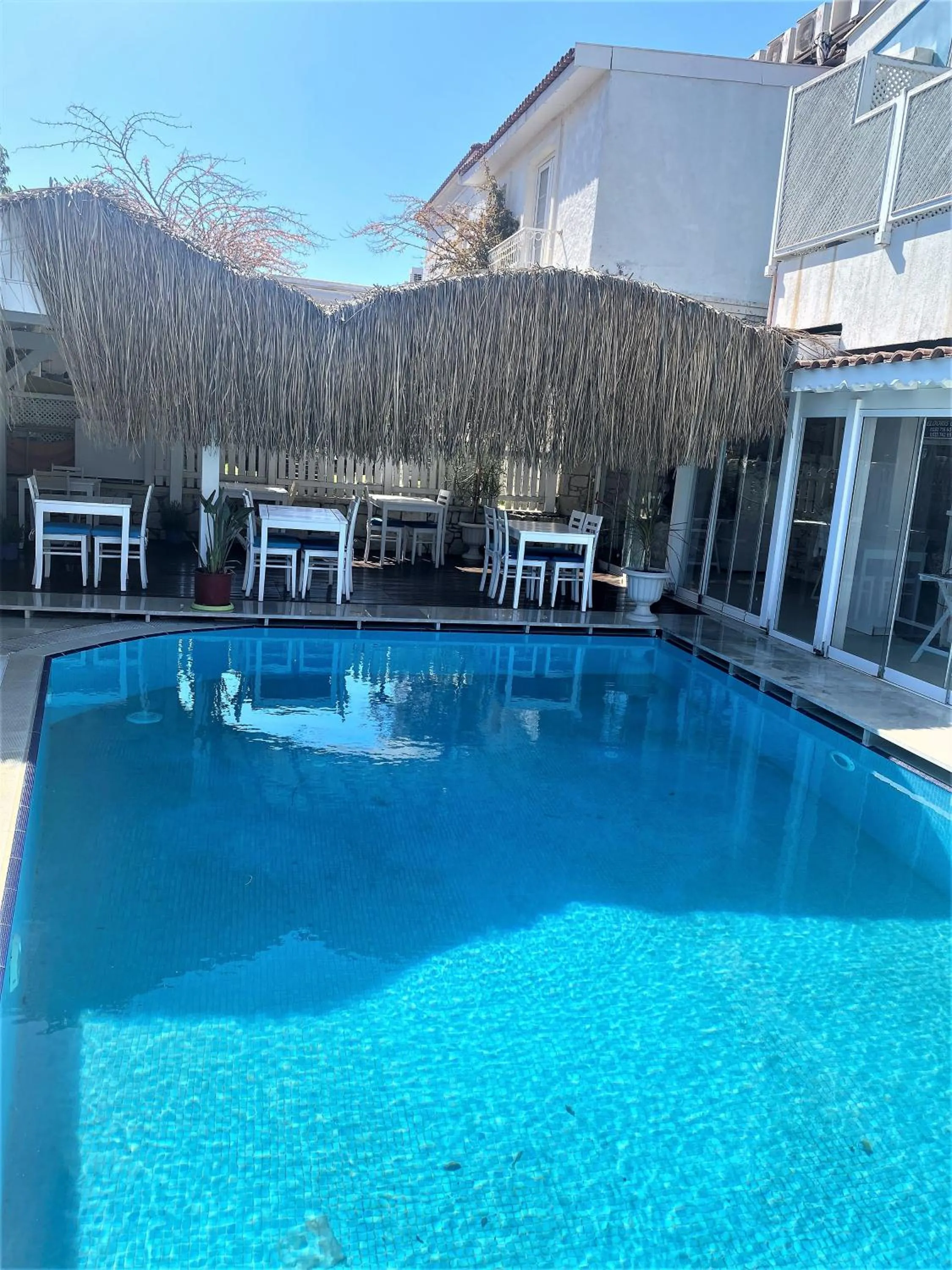 Swimming pool in Alacati Eldoris Butik Hotel