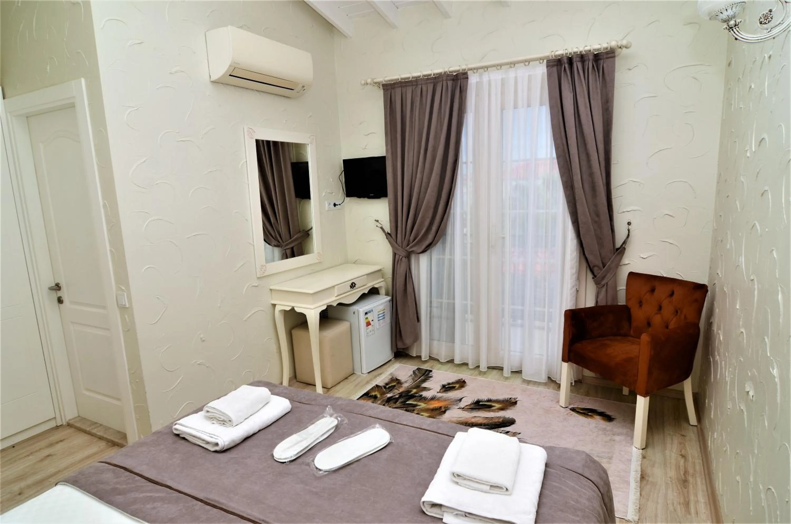 Bed in Alacati Eldoris Butik Hotel