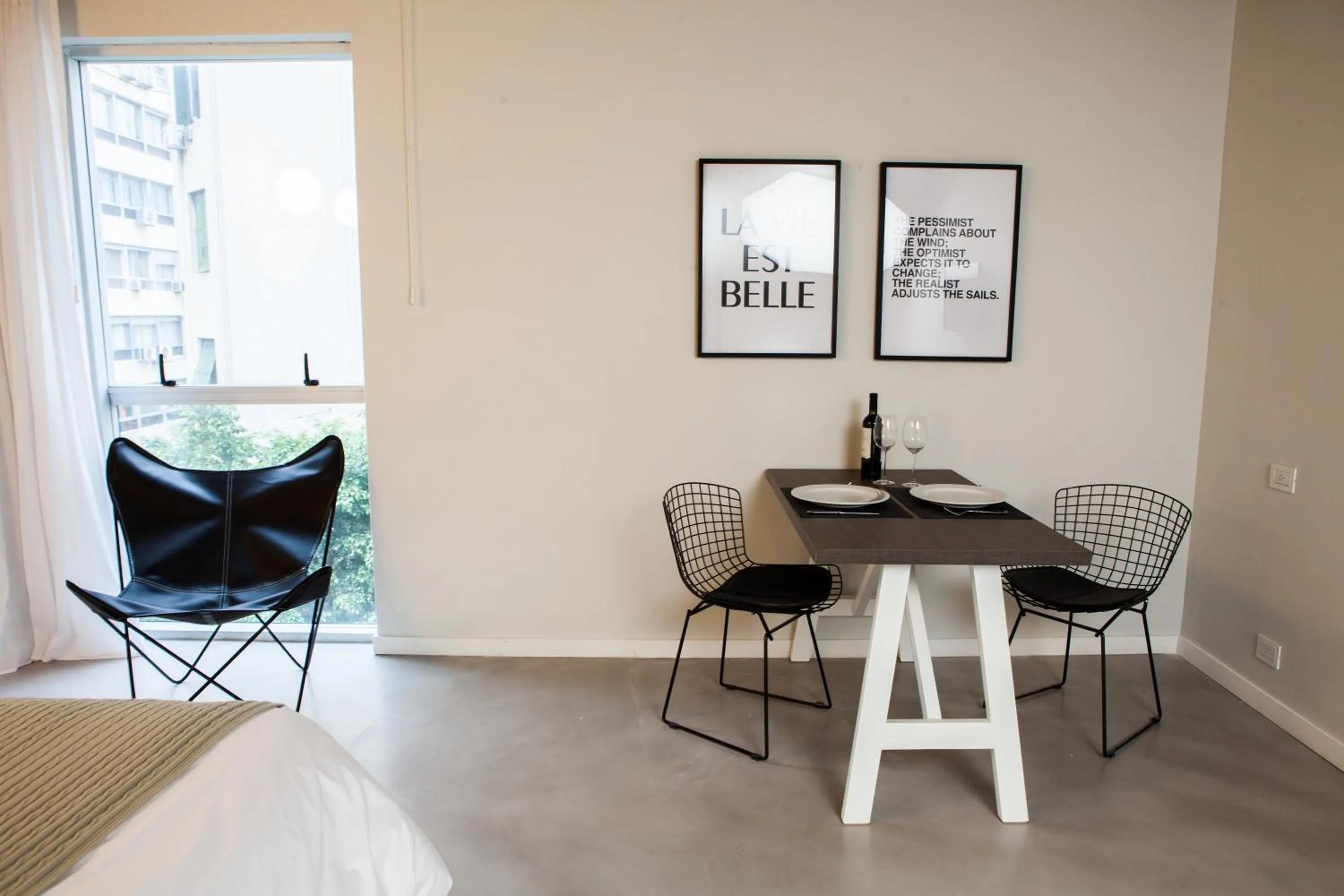 Dining area in Babel Studios