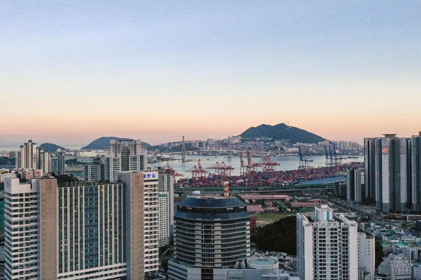 City view in Allzip Archieve4H Residence hotel Busan