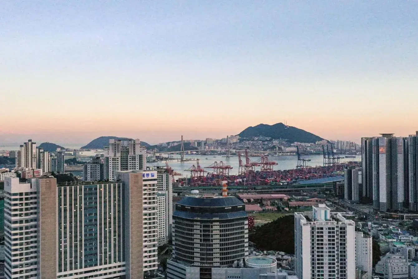 City view in Allzip Archieve4H Residence hotel Busan City view in Allzip Archieve4H Residence hotel Busan