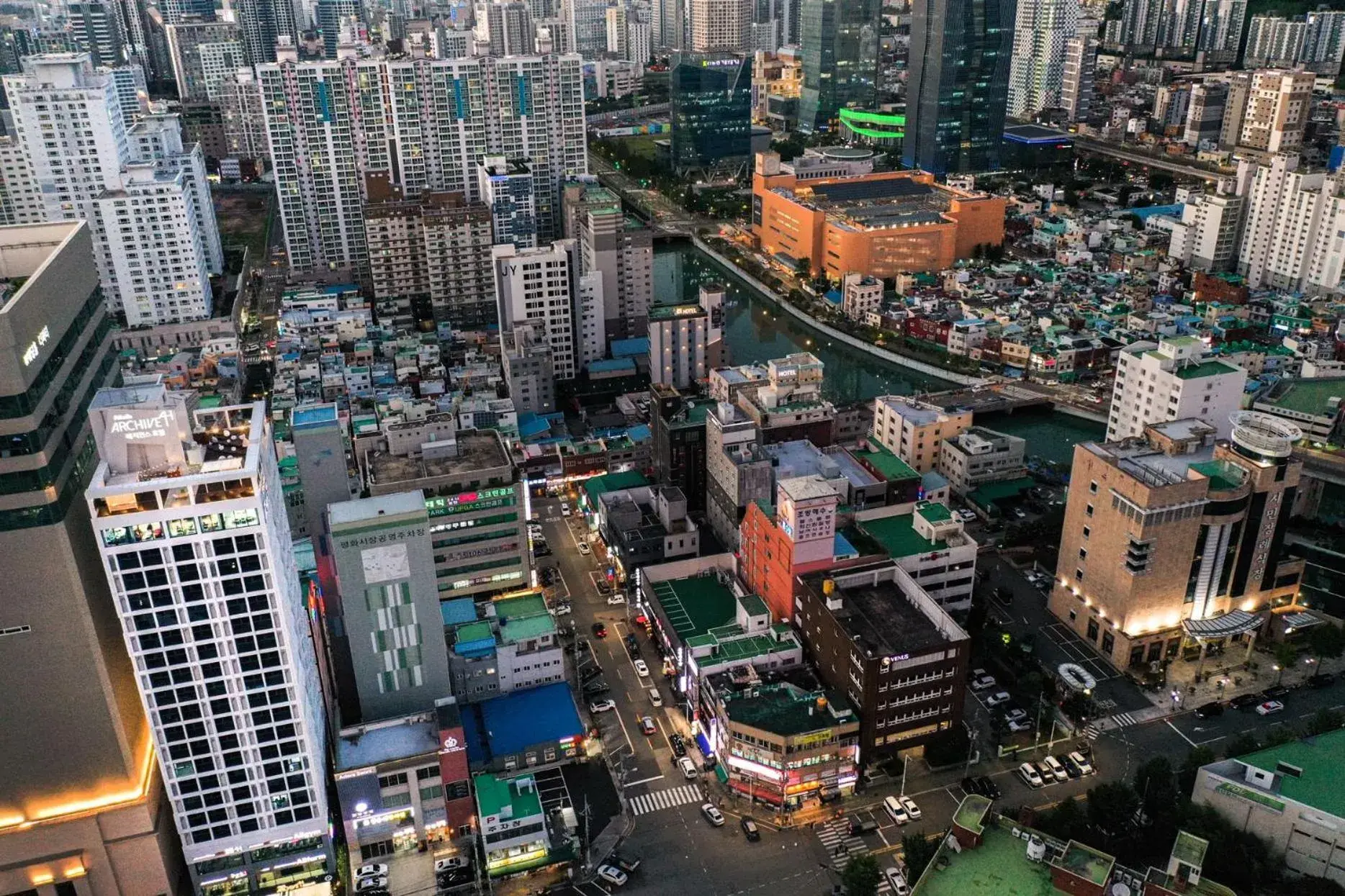 City view in Allzip Archieve4H Residence hotel Busan City view in Allzip Archieve4H Residence hotel Busan