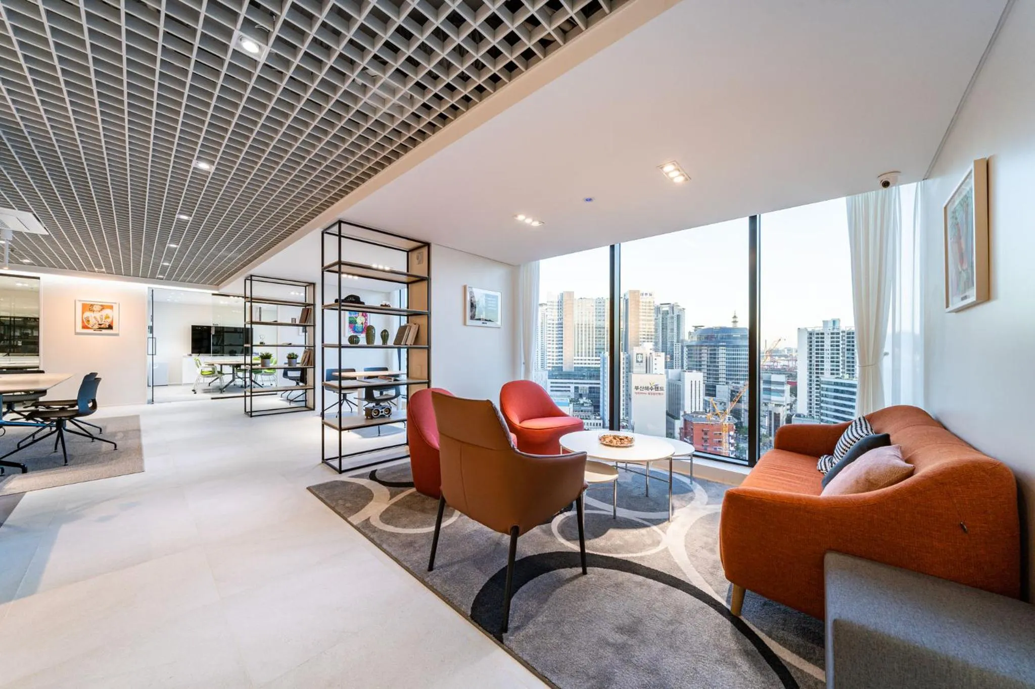 Seating area in Allzip Archieve4H Residence hotel Busan