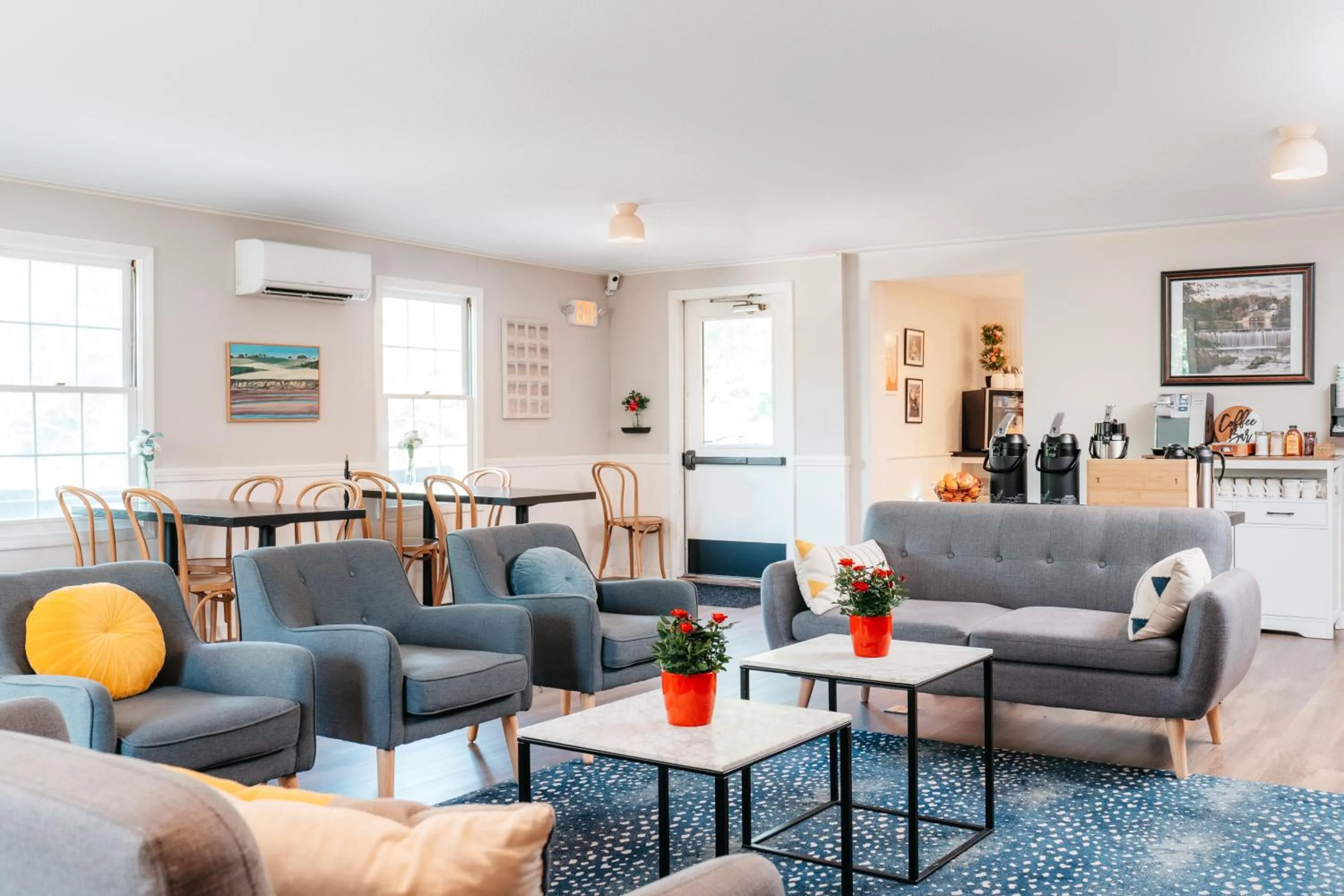 Seating area in The Ellery