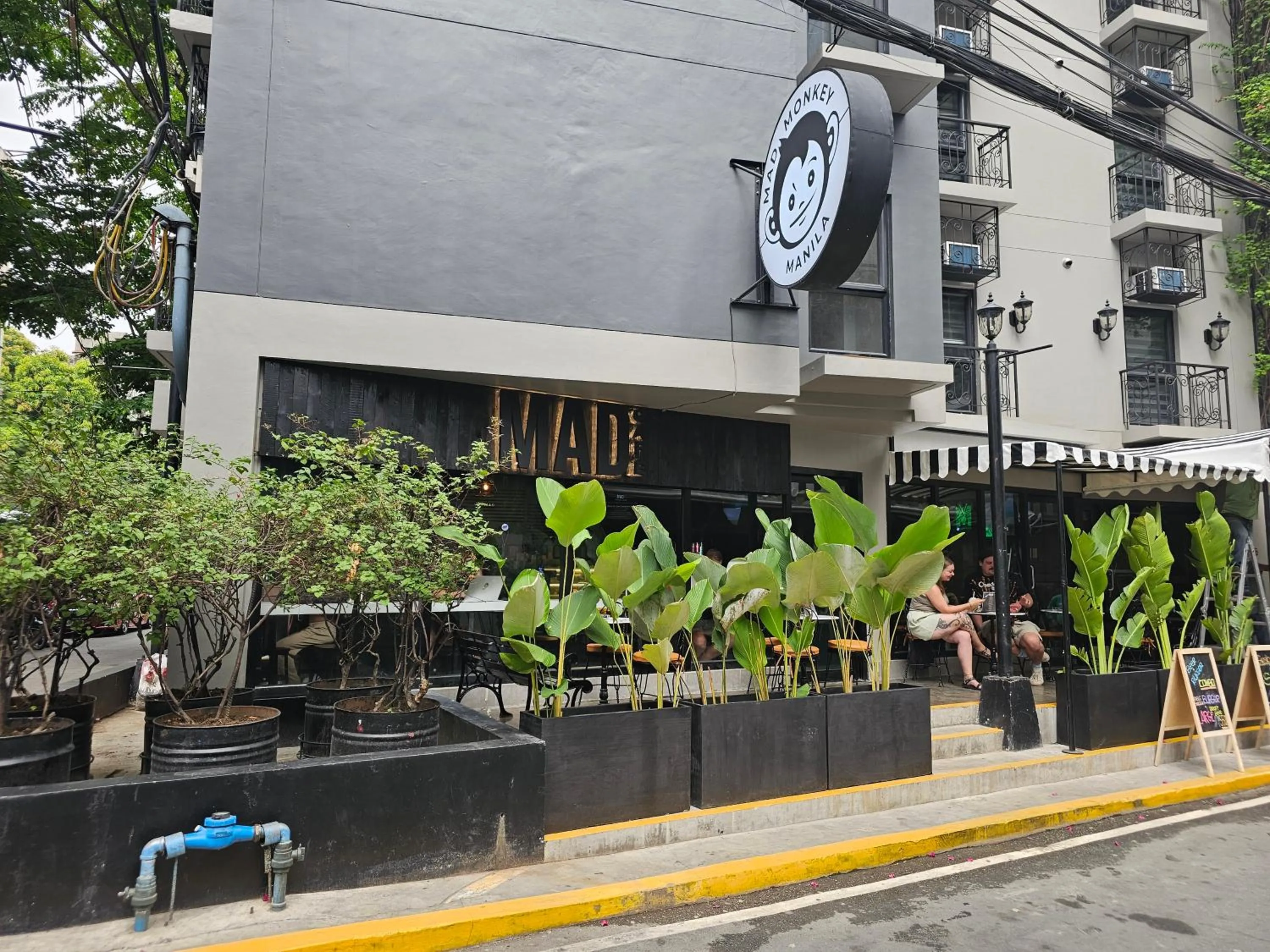 Facade/entrance in Mad Monkey Manila