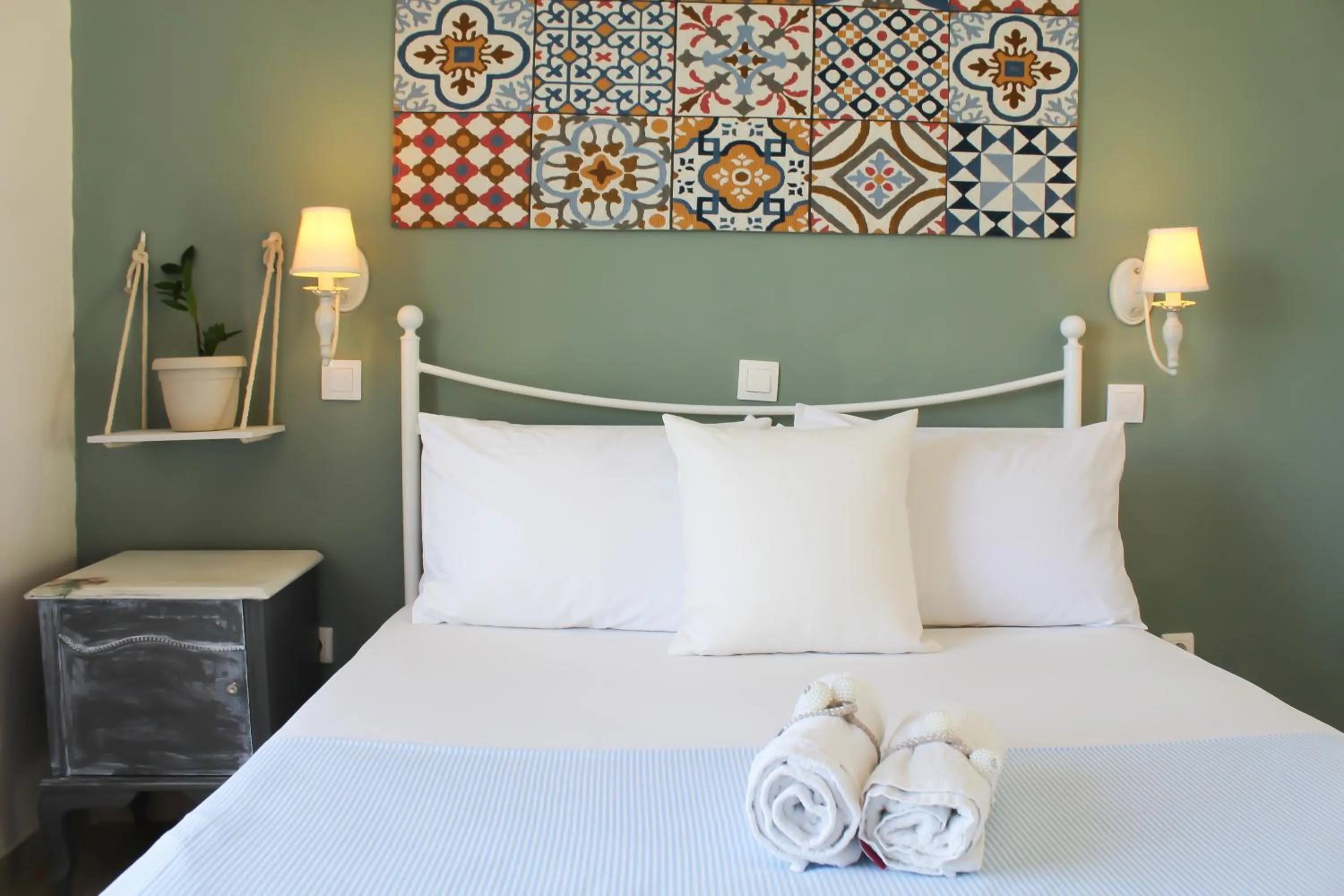 Bedroom, Bed in Braziliana Apartments Corfu