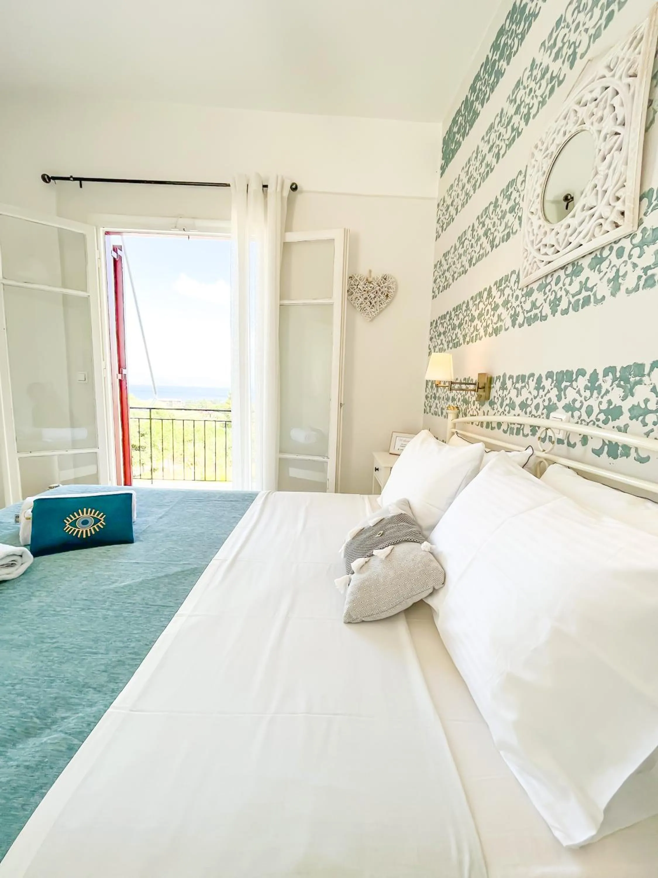 Bedroom, Bed in Braziliana Apartments Corfu