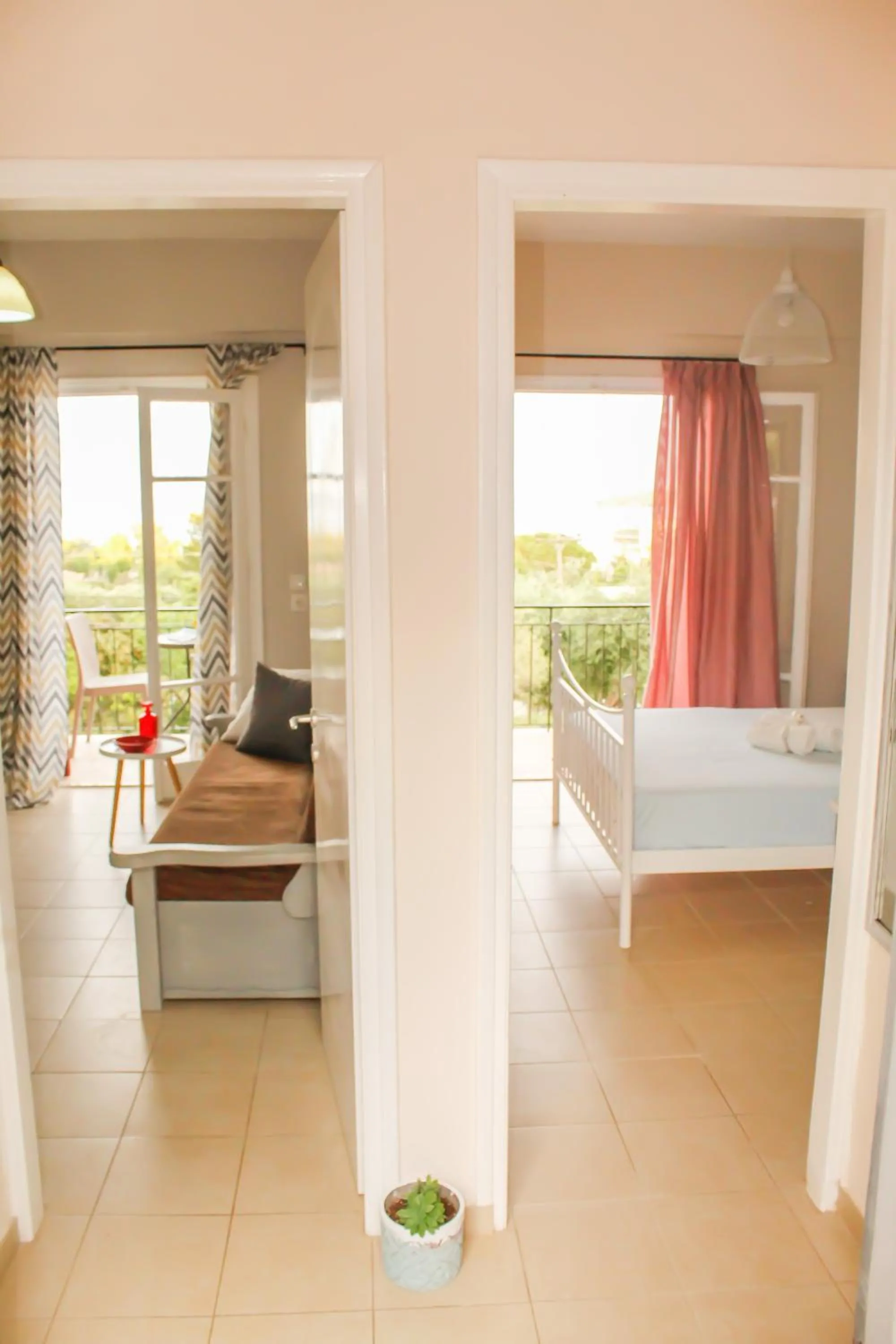 Bedroom, Bed in Braziliana Apartments Corfu