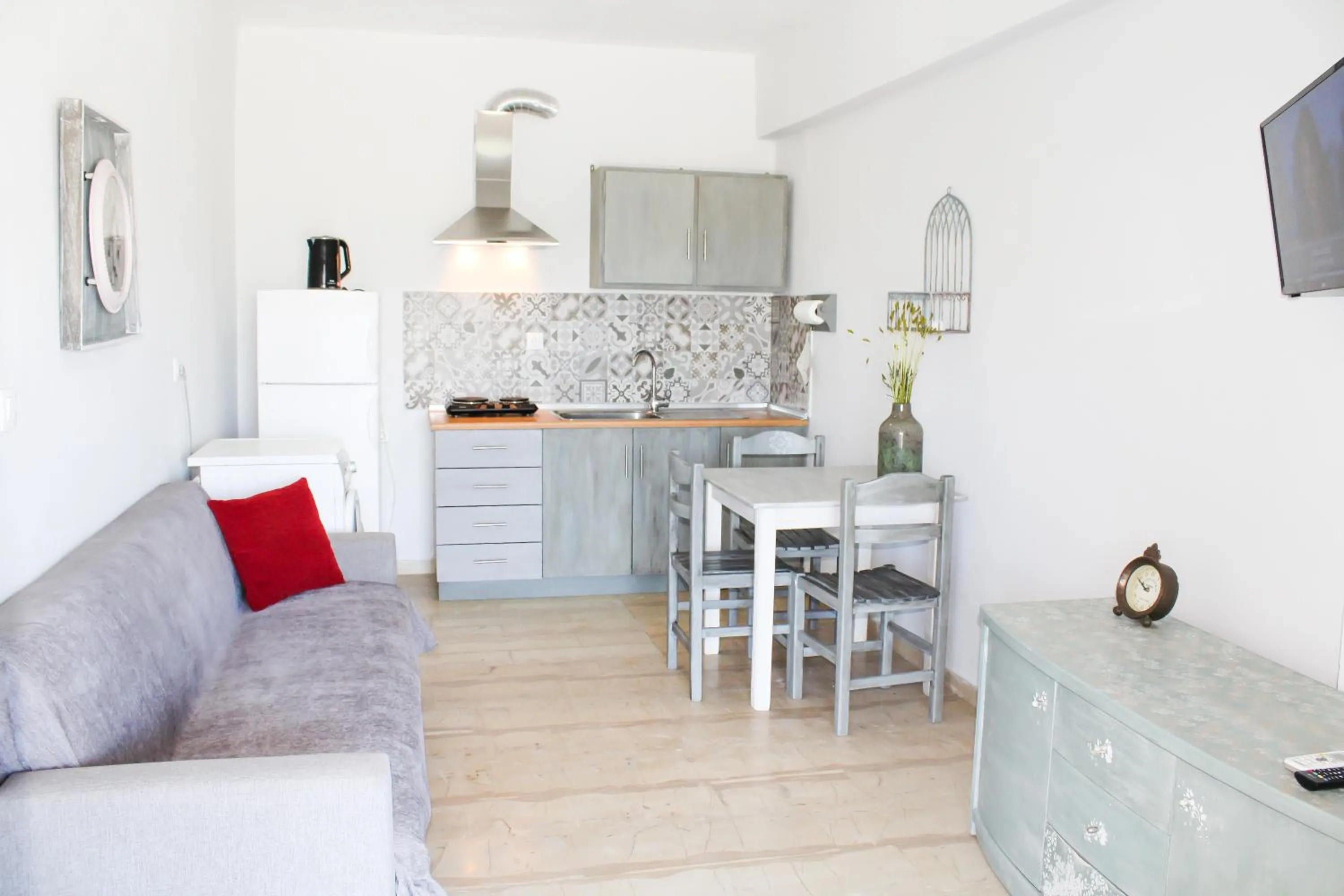 Living room in Braziliana Apartments Corfu