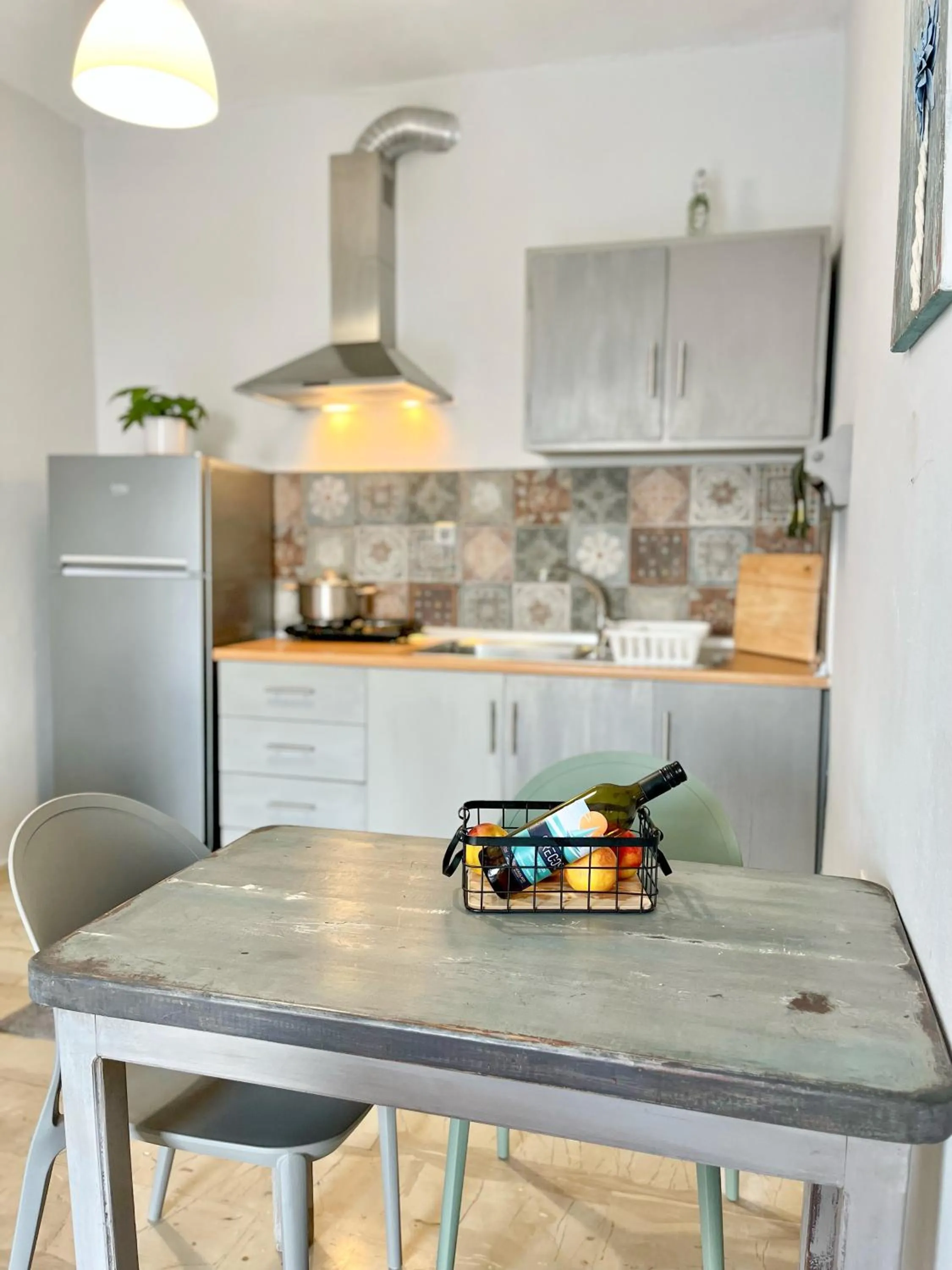 Kitchen or kitchenette in Braziliana Apartments Corfu