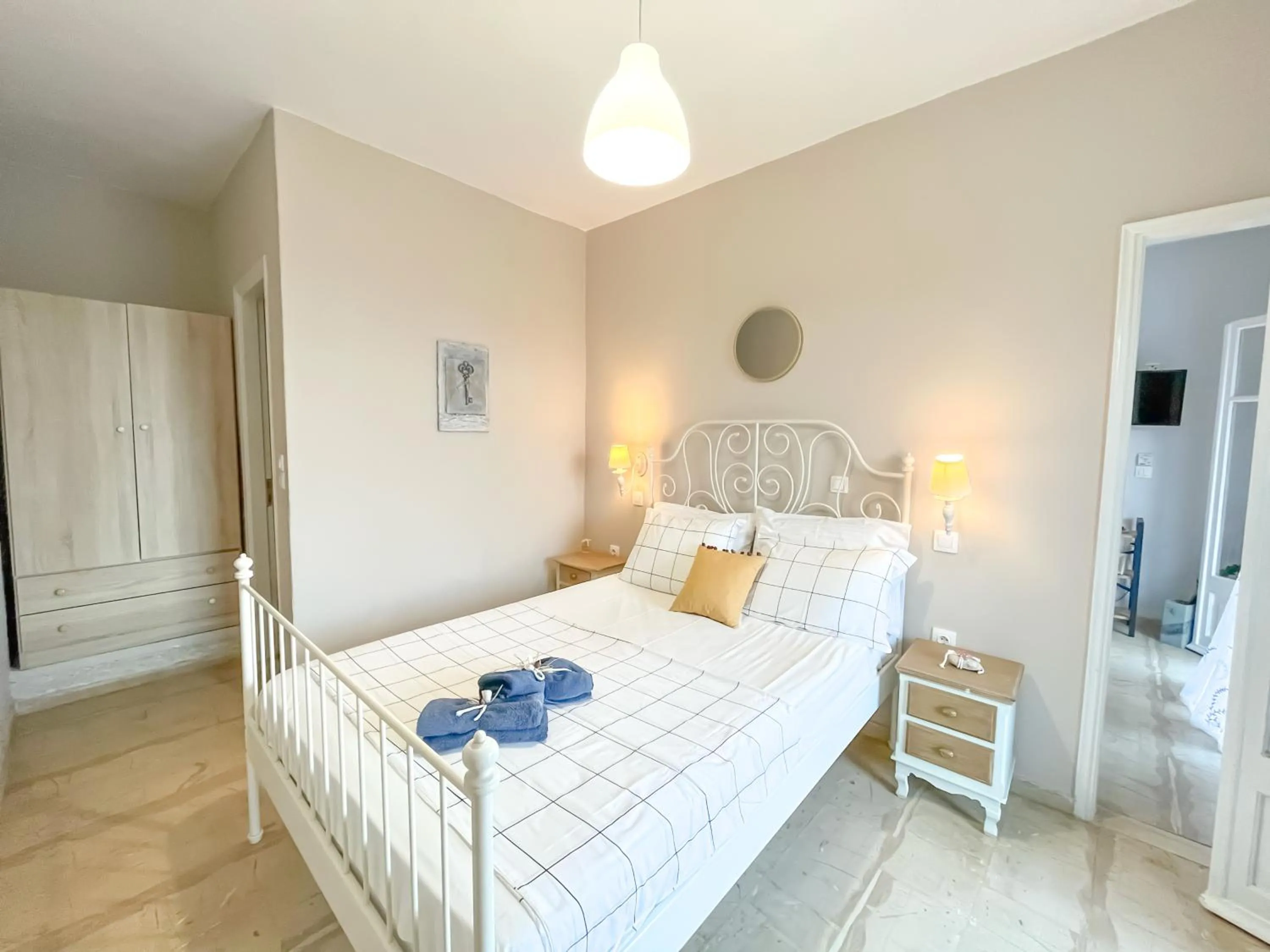 Bedroom, Bed in Braziliana Apartments Corfu