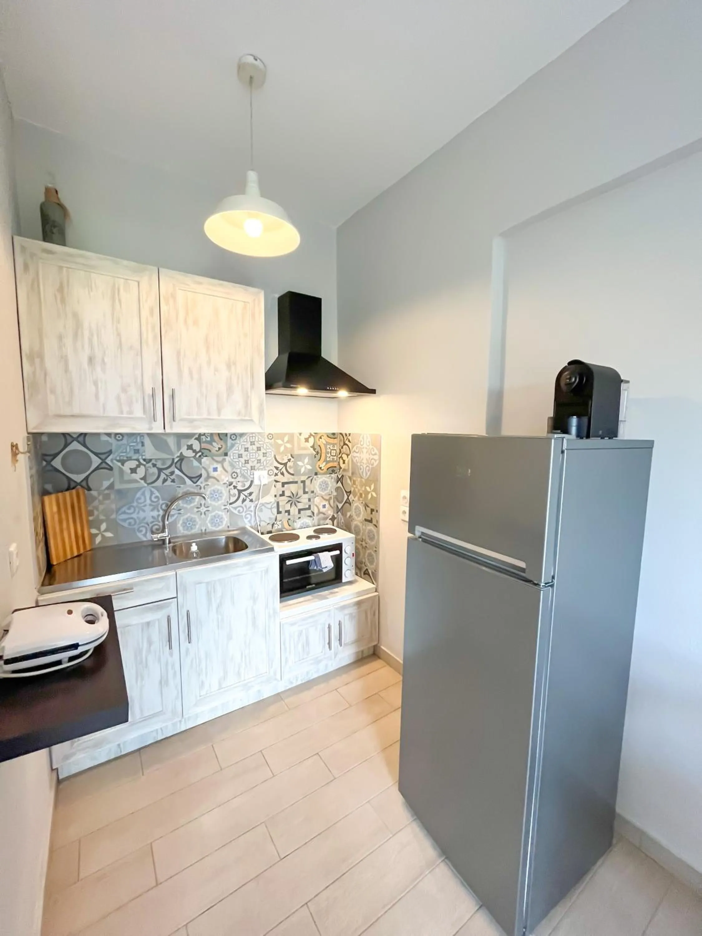 kitchen in Braziliana Apartments Corfu