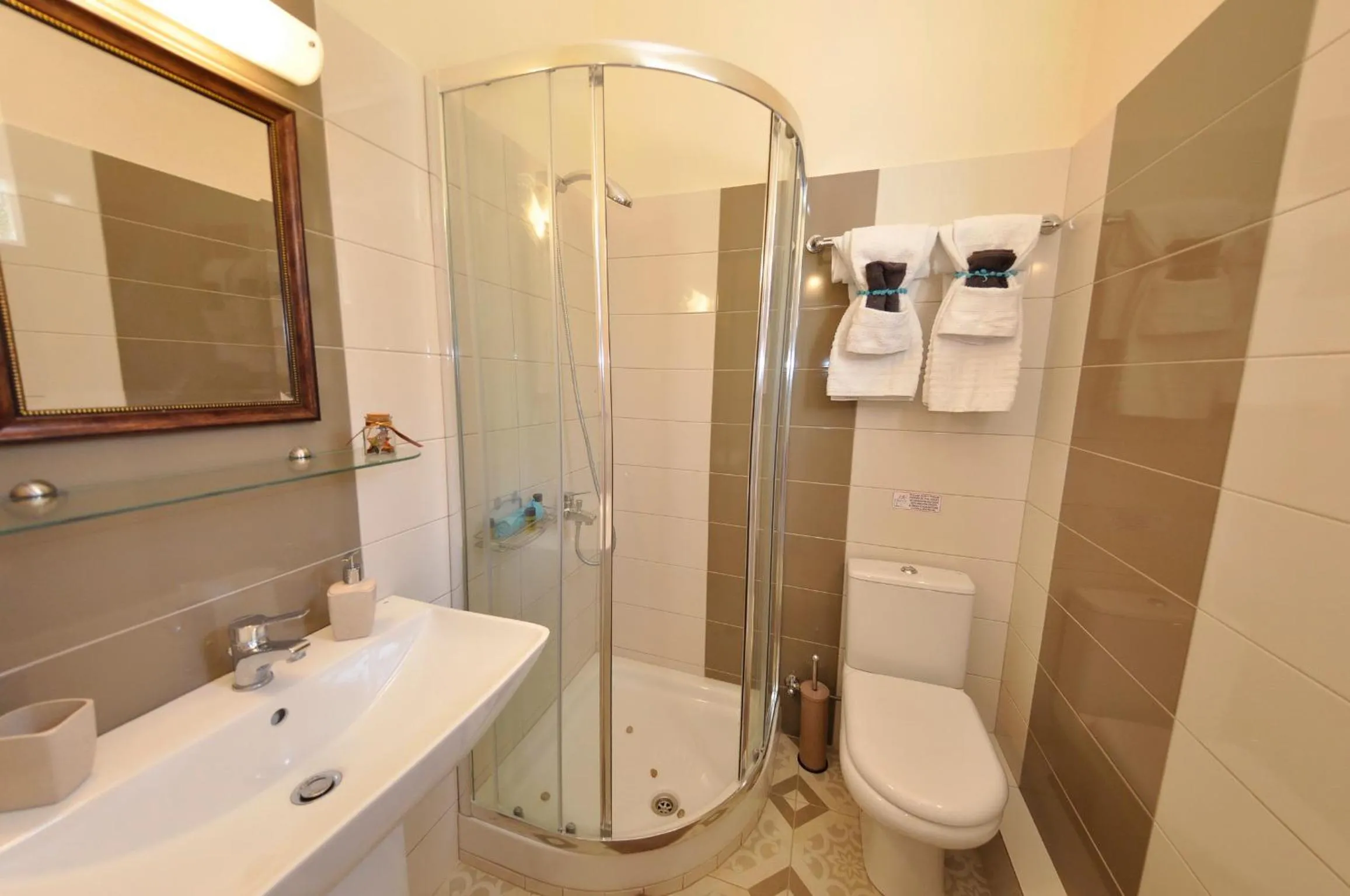 Bathroom in Braziliana Apartments Corfu