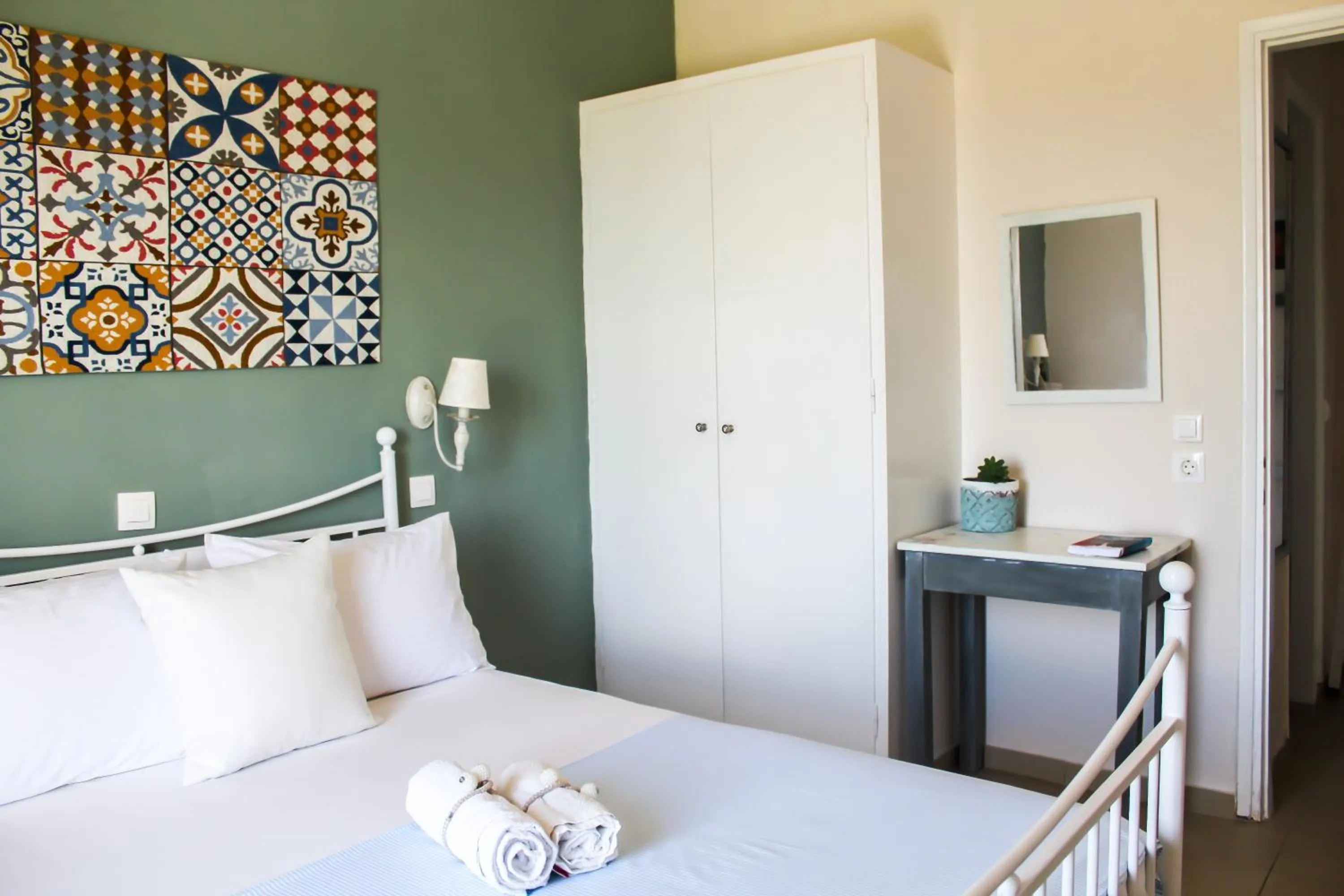 Bedroom, Bed in Braziliana Apartments Corfu