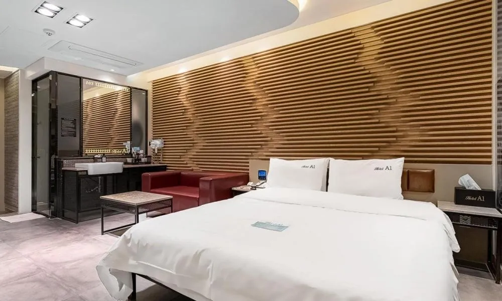 Photo of the whole room, Bed in Pohang A1 Hotel Yeongildae Branch