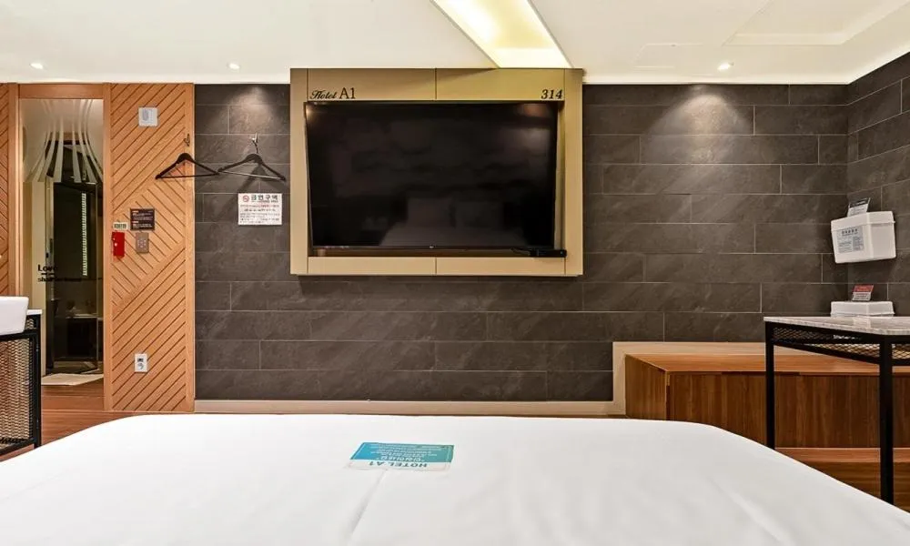 Photo of the whole room, Bed in Pohang A1 Hotel Yeongildae Branch