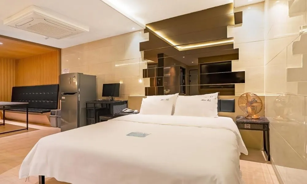 Photo of the whole room, Bed in Pohang A1 Hotel Yeongildae Branch