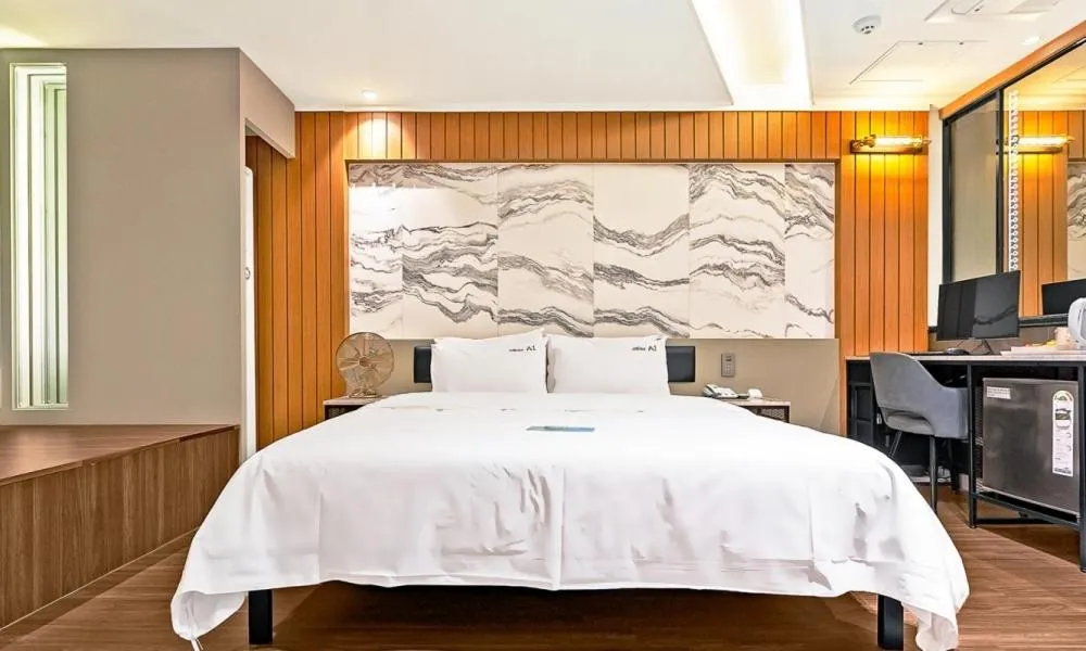 Photo of the whole room, Bed in Pohang A1 Hotel Yeongildae Branch