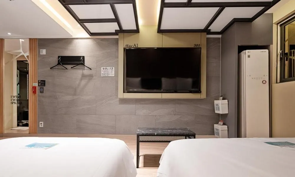 Photo of the whole room, Bed in Pohang A1 Hotel Yeongildae Branch