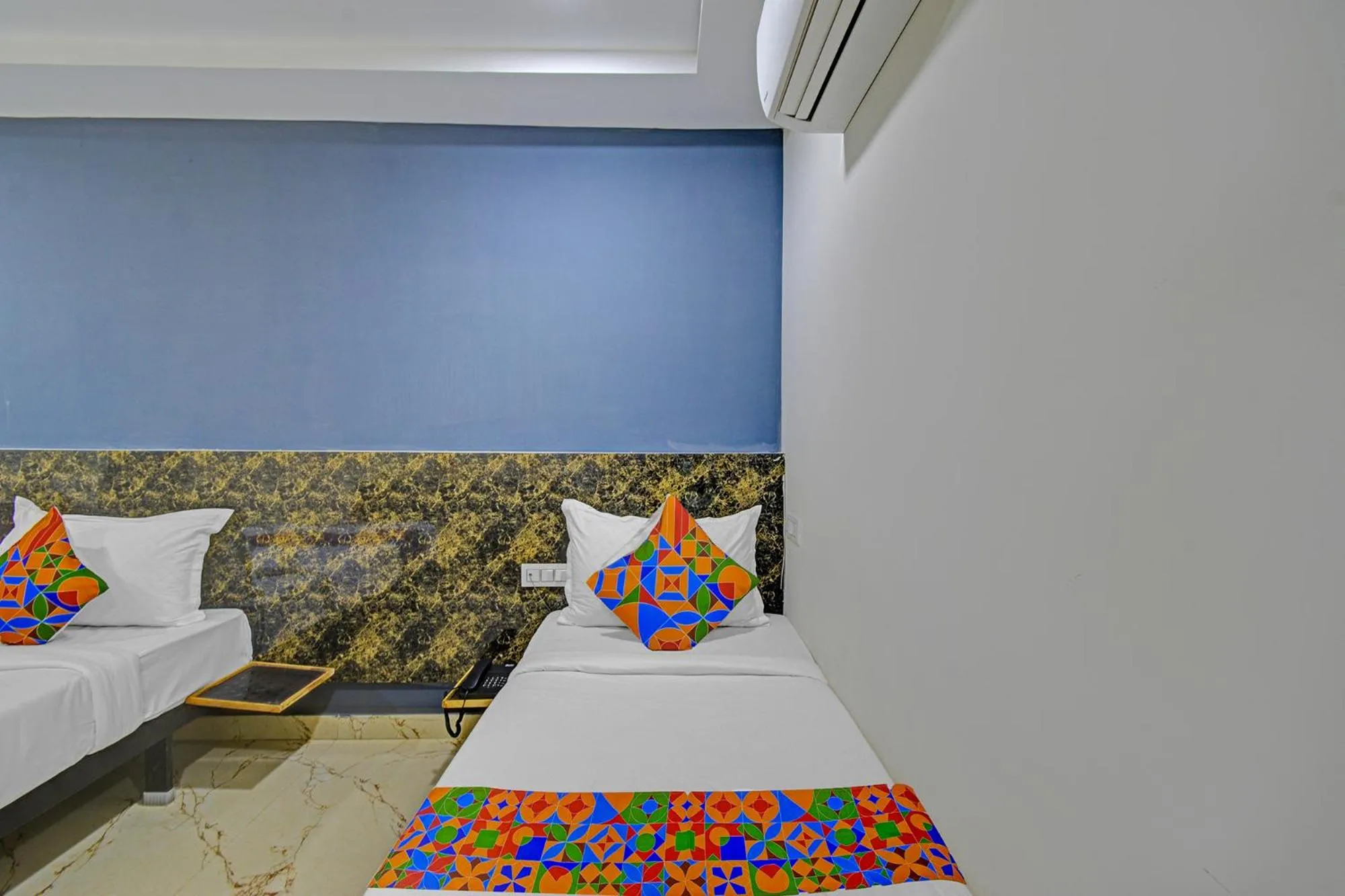 Bed in FabHotel Rio - Nr Ramoji Filmcity, LB Nagar