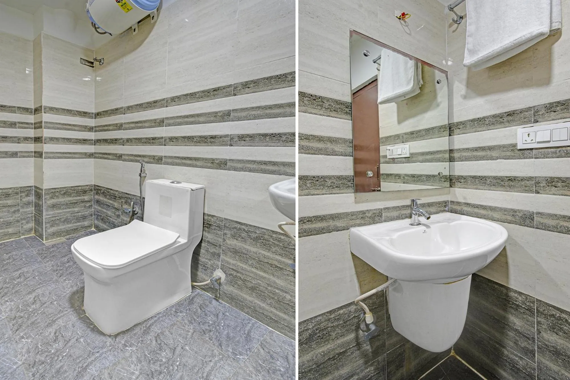 Bathroom in FabHotel Rio - Nr Ramoji Filmcity, LB Nagar