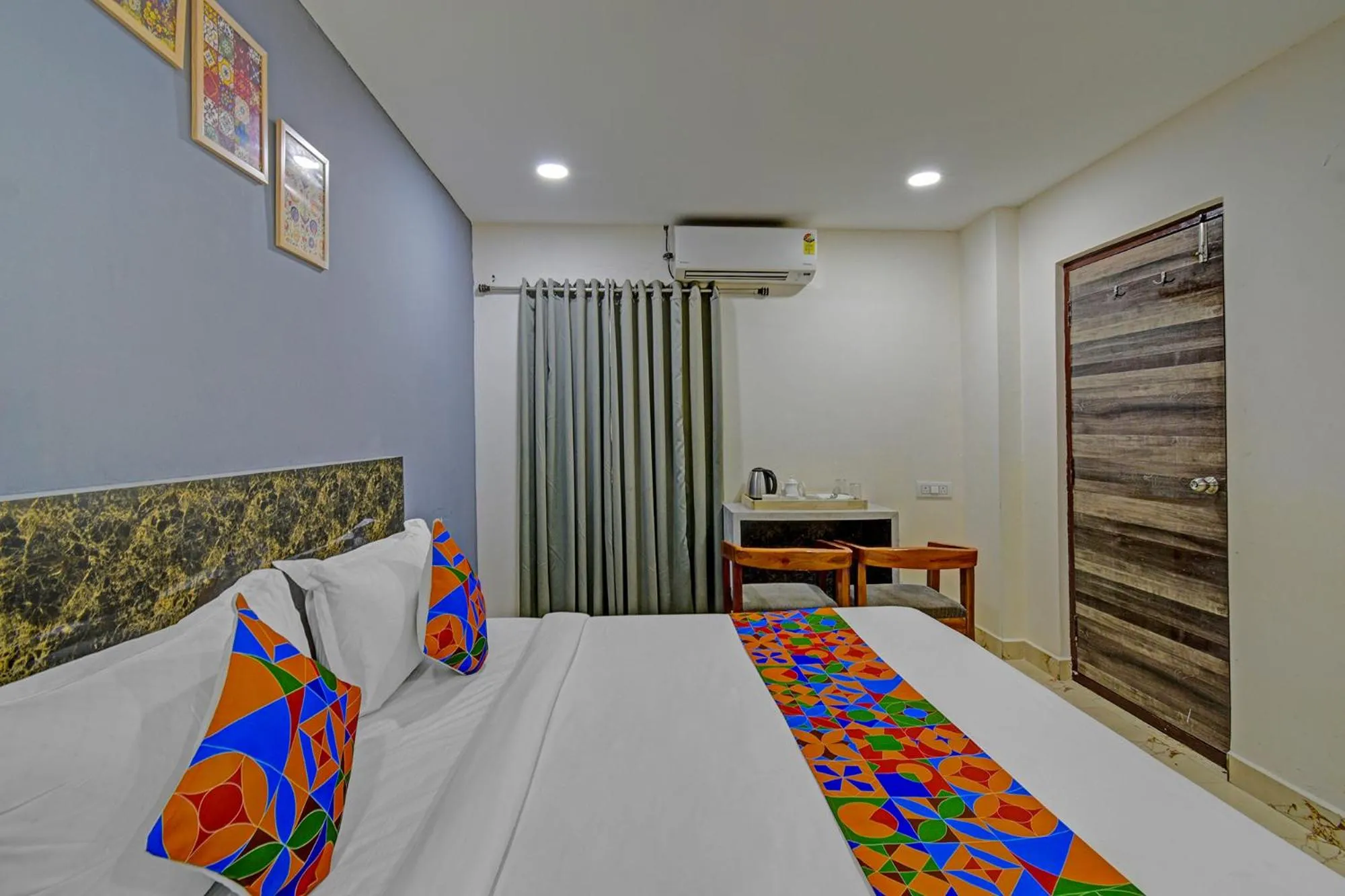 Bed in FabHotel Rio - Nr Ramoji Filmcity, LB Nagar