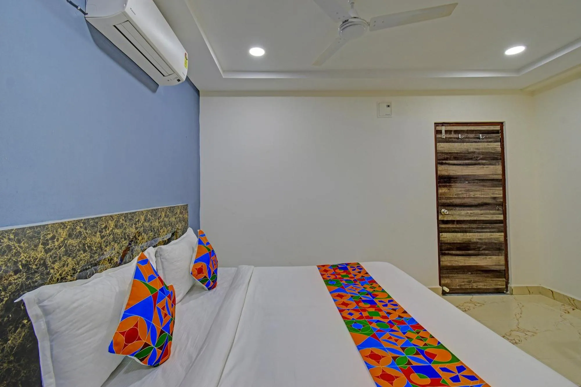Bed in FabHotel Rio - Nr Ramoji Filmcity, LB Nagar