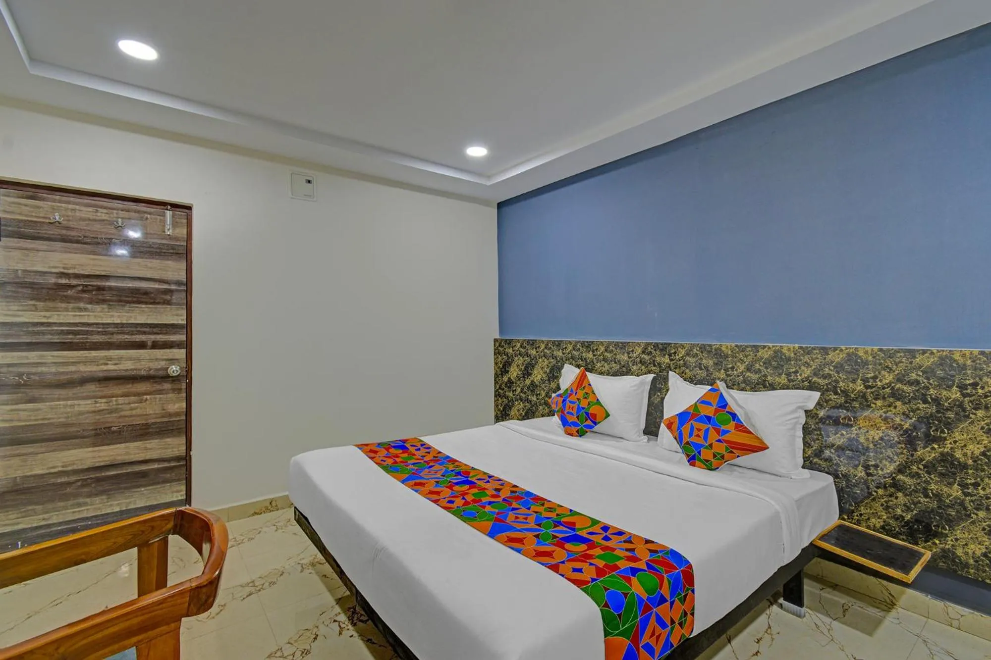 Bed in FabHotel Rio - Nr Ramoji Filmcity, LB Nagar