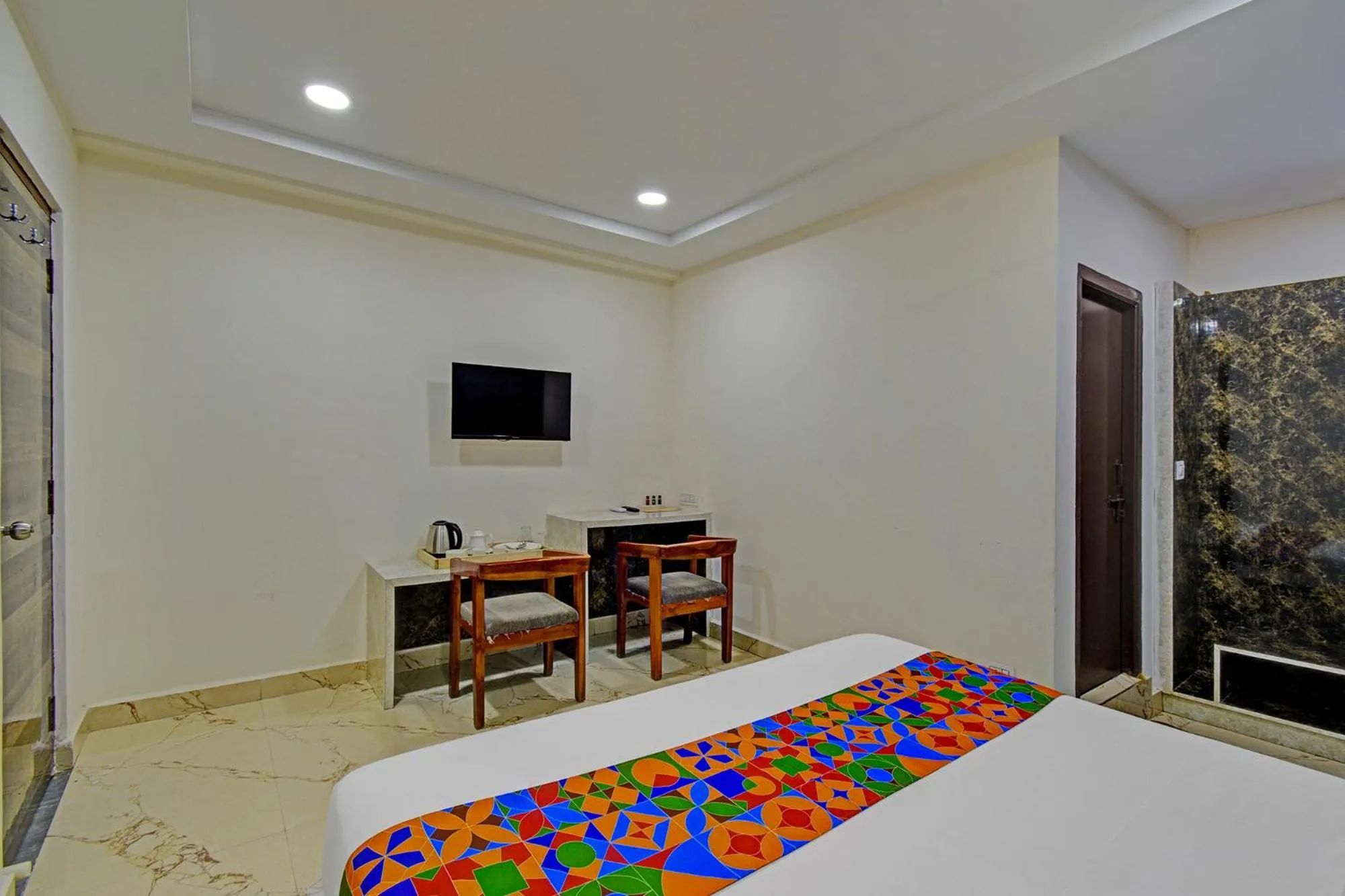 Bed in FabHotel Rio - Nr Ramoji Filmcity, LB Nagar