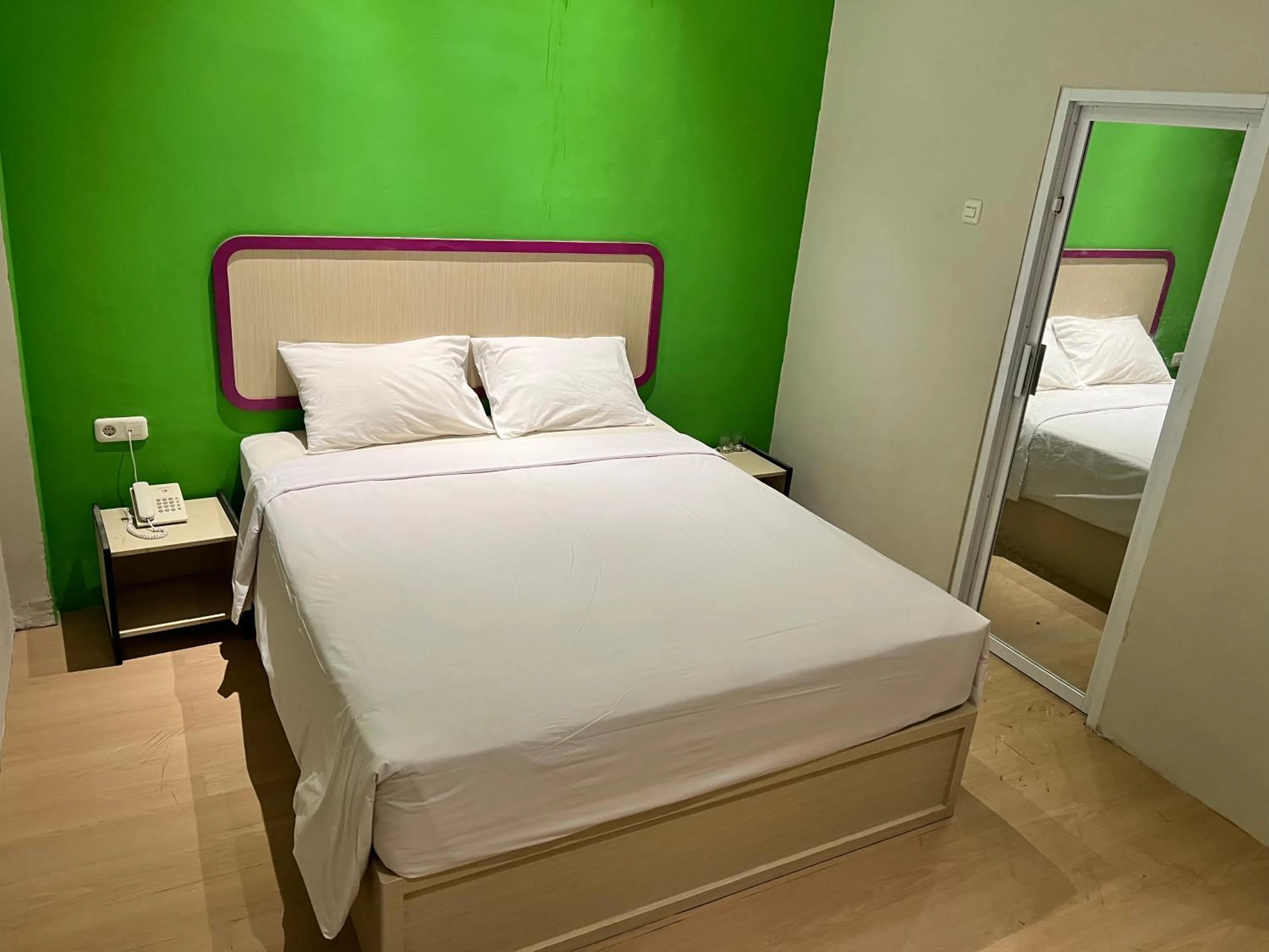 Bed in Ruma Ruma Hotel Kenten - Palembang