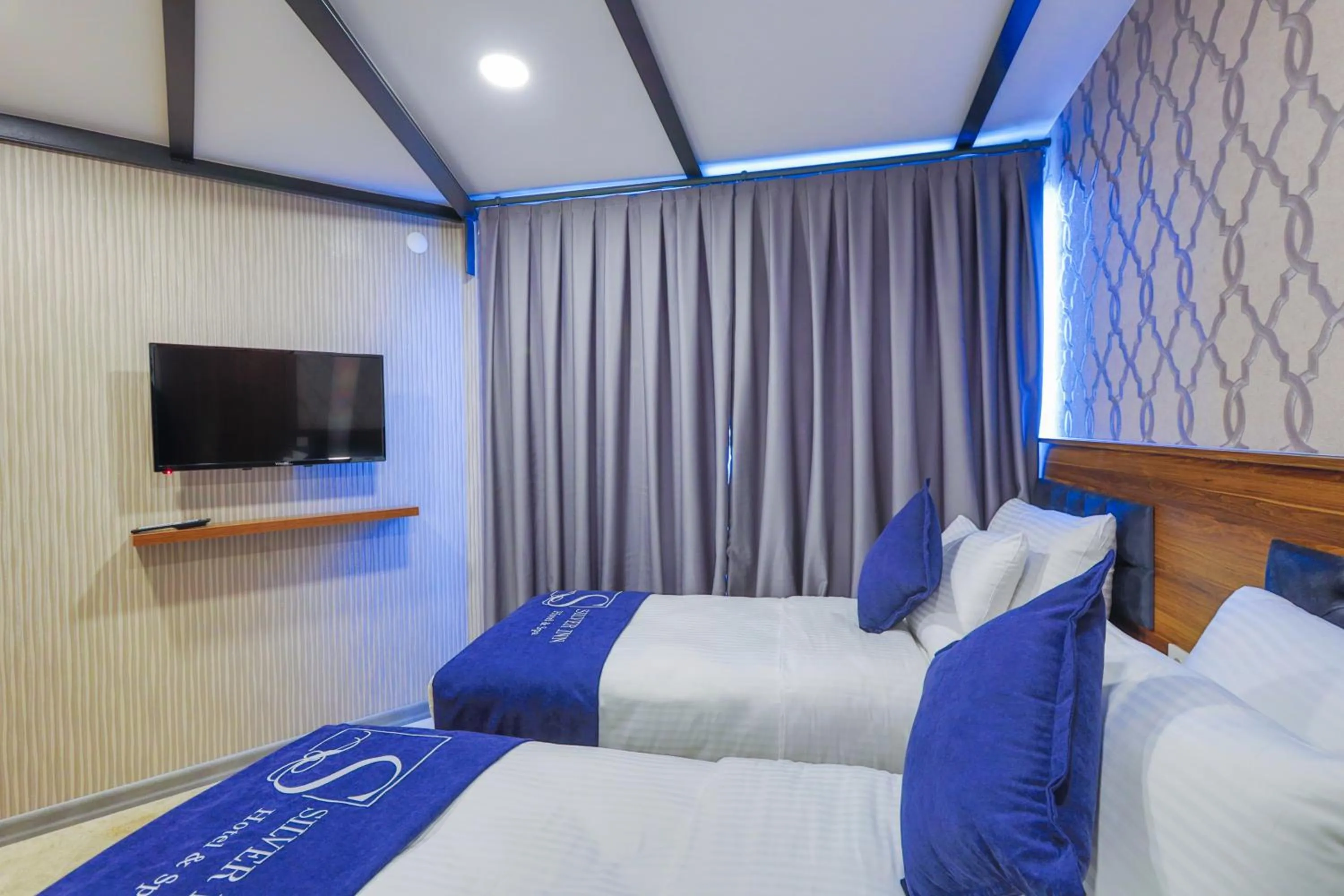 TV and multimedia, Bed in Silver Inn Spa