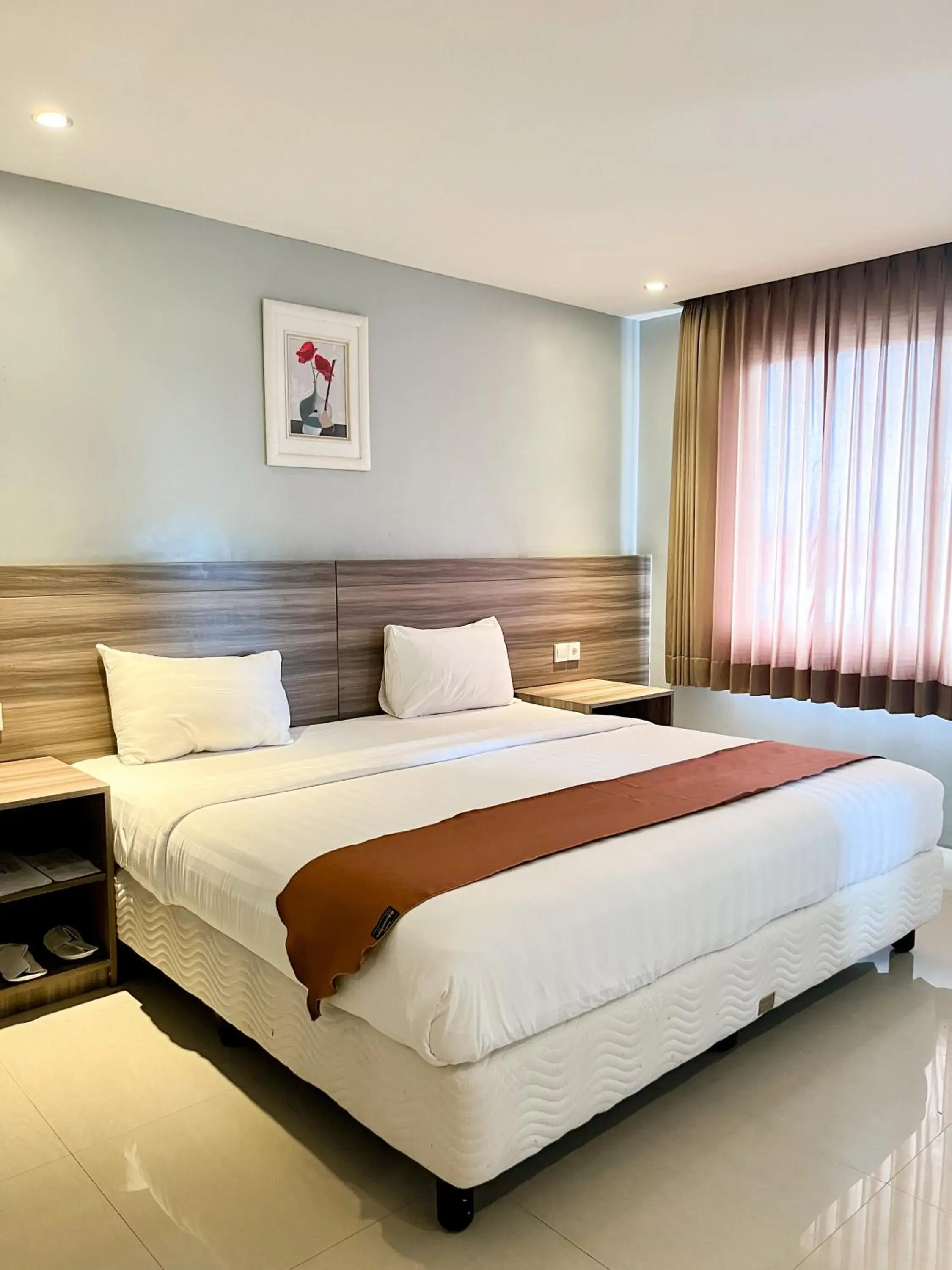 Bed in SM Tower Hotel and Convention Berau Bed in SM Tower Hotel and Convention Berau