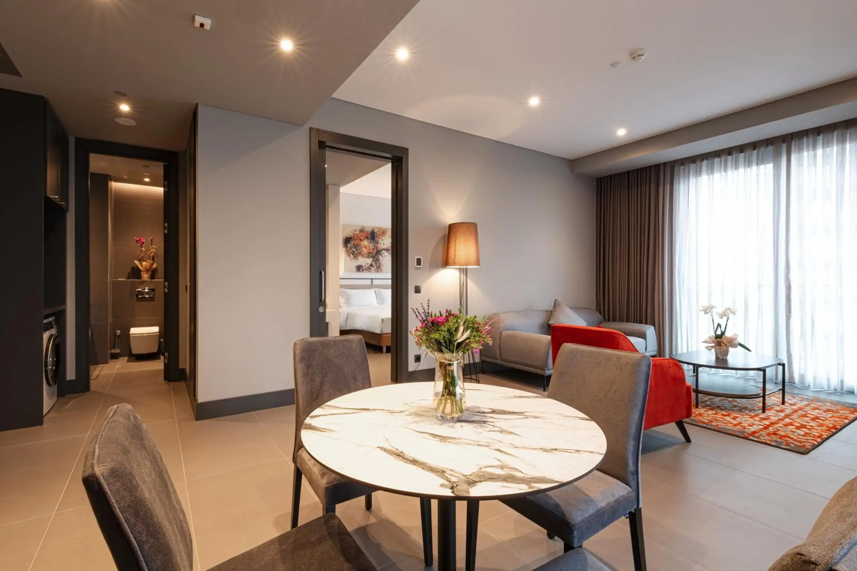 Living room in Bomonti Arjaan by Rotana Living room in Bomonti Arjaan by Rotana