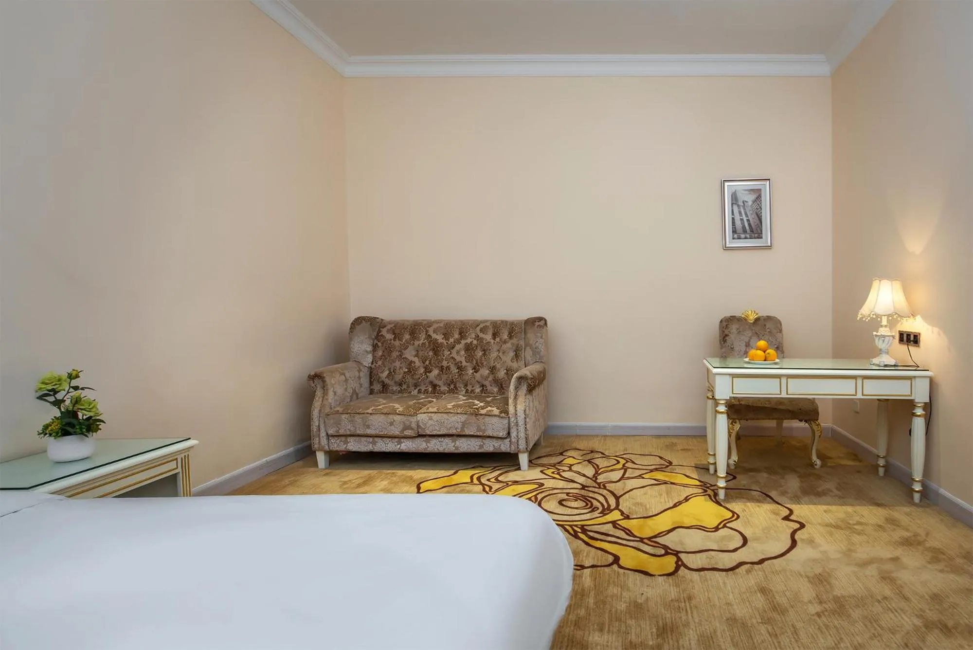 Seating area, Bed in Caribbean Hotel Zhongshan
