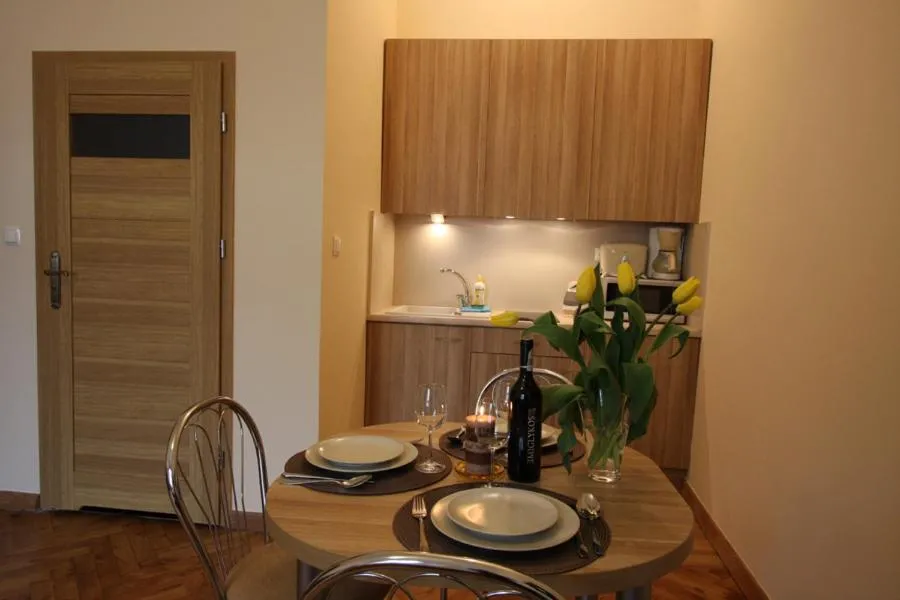 Kitchen or kitchenette in Apartments Sobieski&Soplica