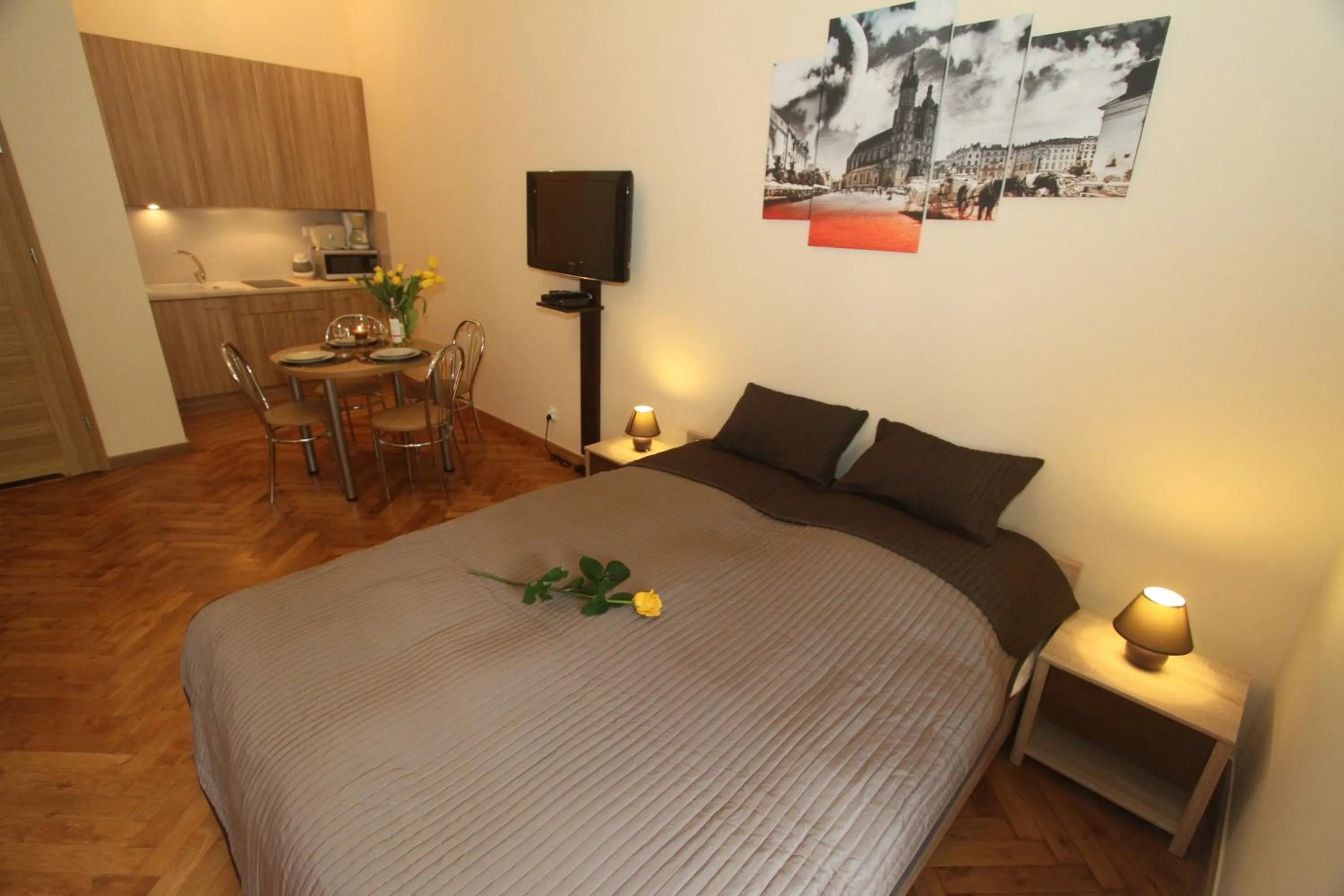 Bedroom, Bed in Apartments Sobieski&Soplica