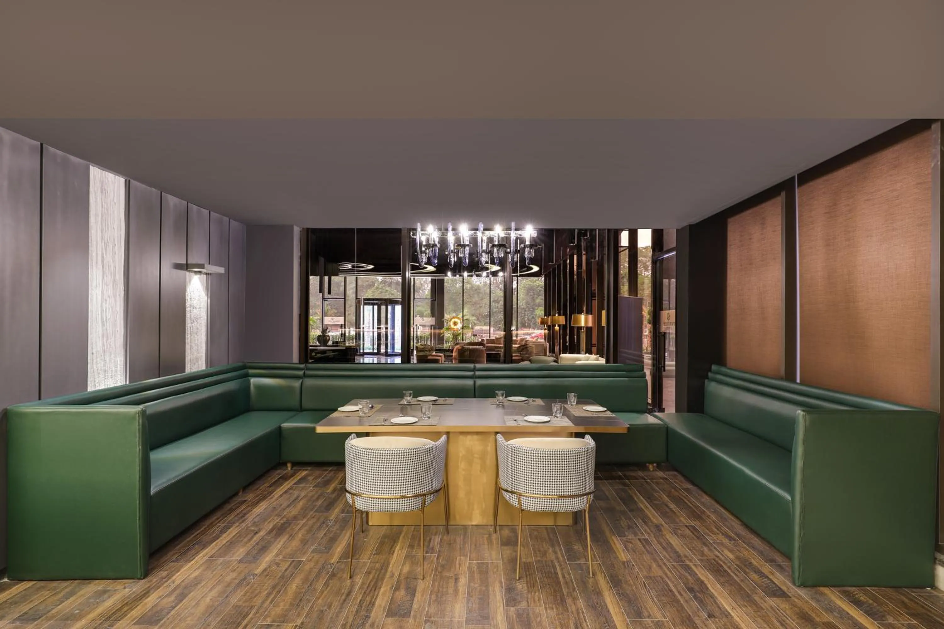 Seating area in Lemon Tree Hotel, Hisar