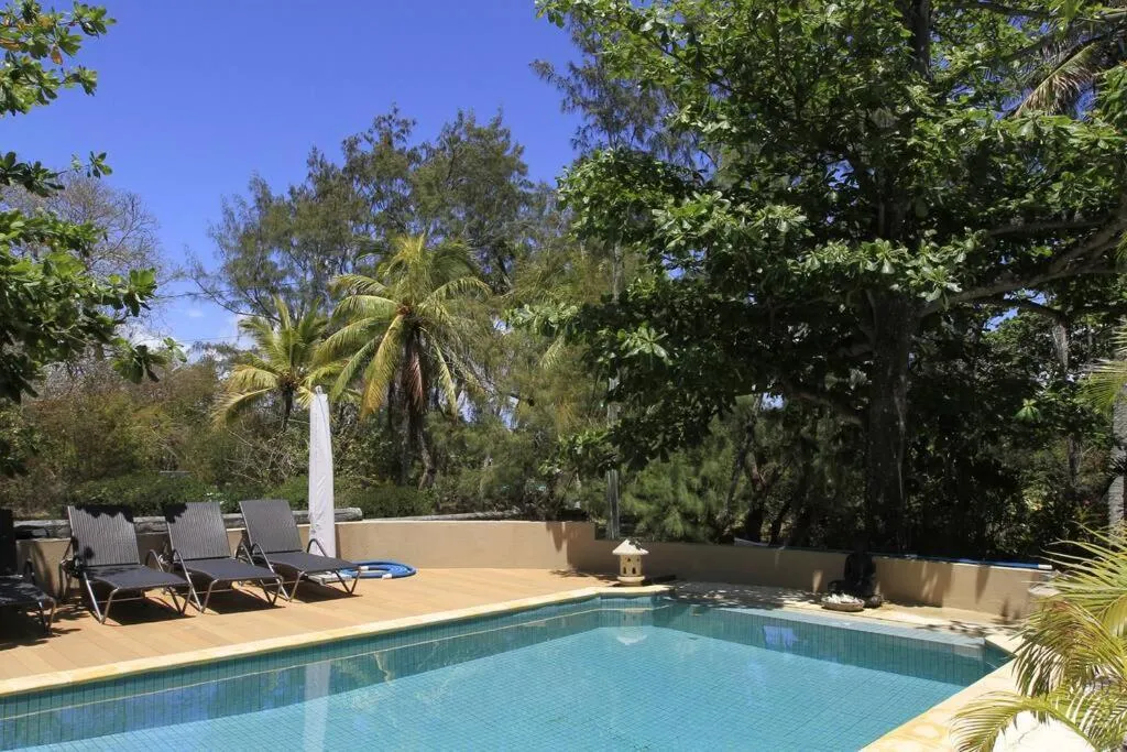 Swimming pool in Villa Fayette Sur Mer