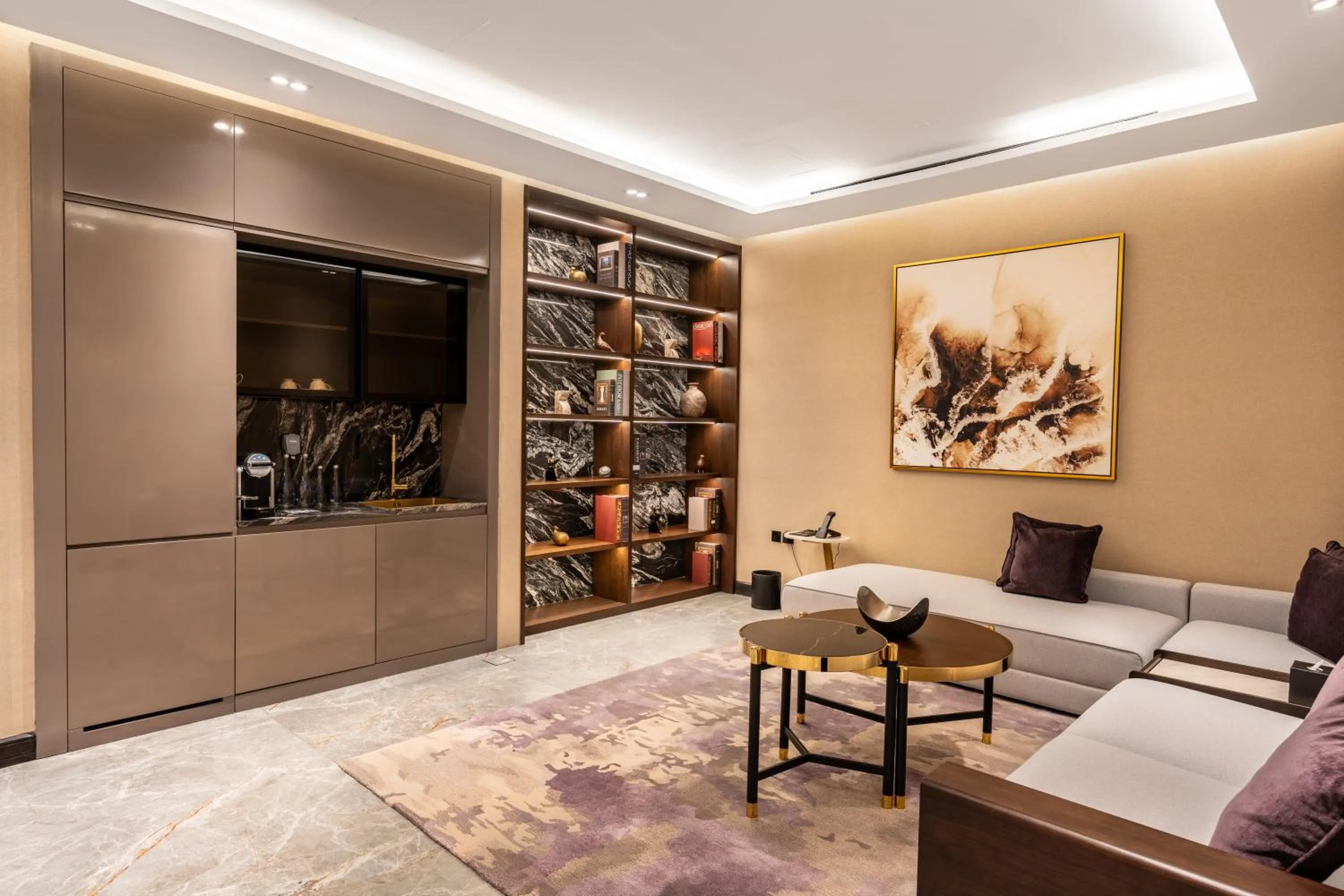 Living room in The Biltmore Hotel Villas, Dubai