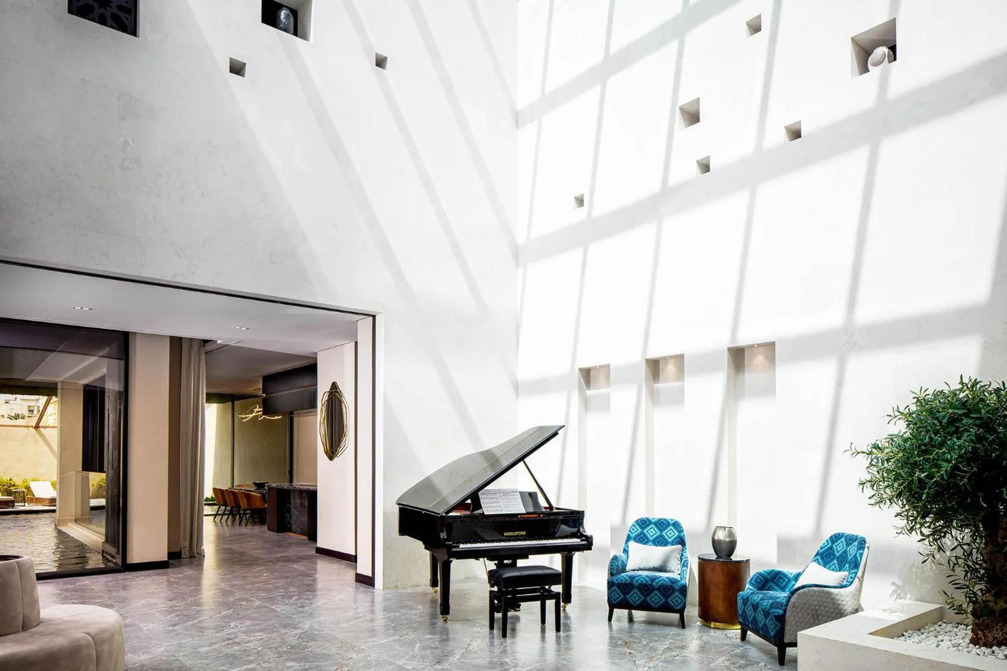 Living room in The Biltmore Hotel Villas, Dubai