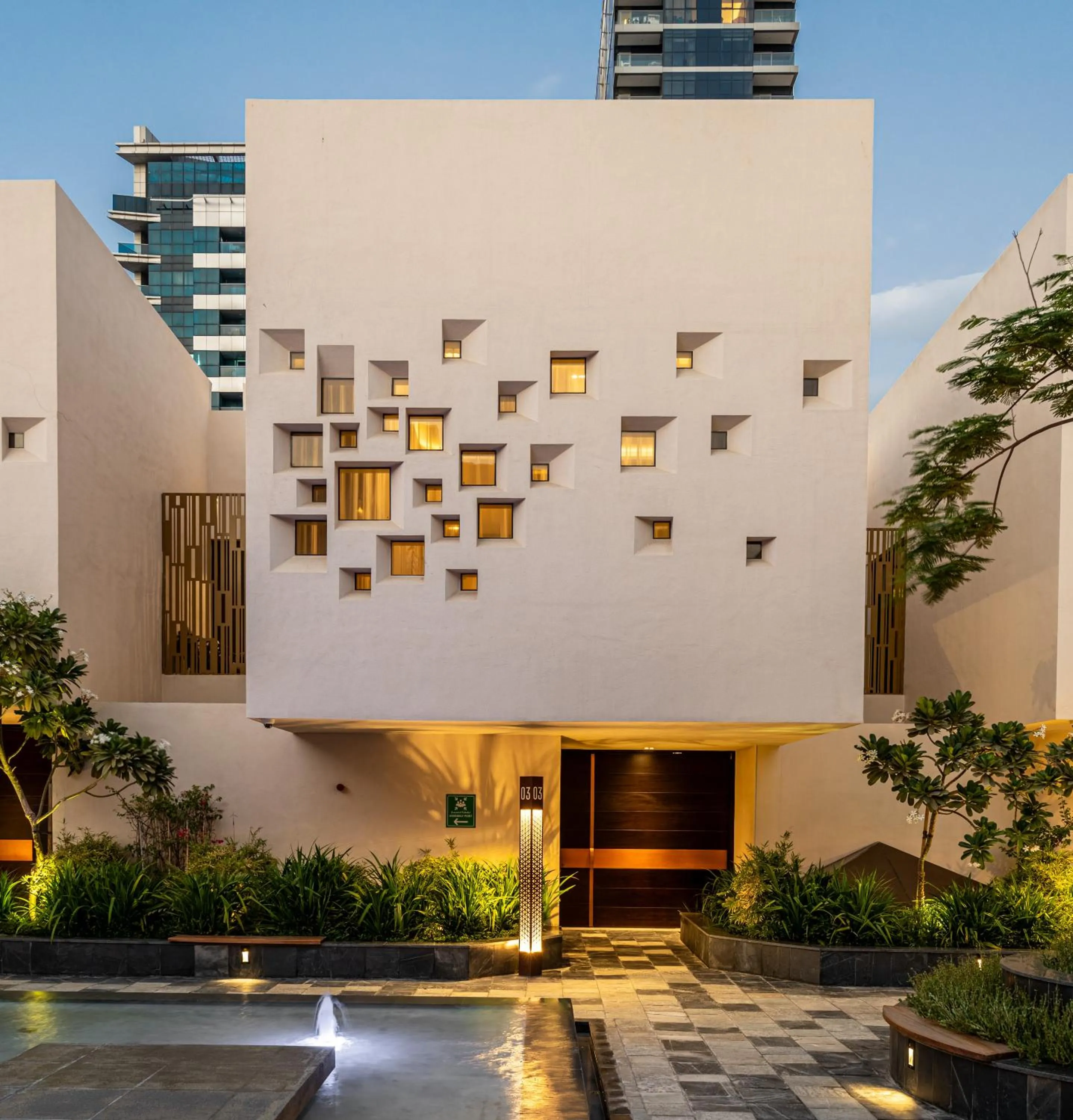 Property building in The Biltmore Hotel Villas, Dubai