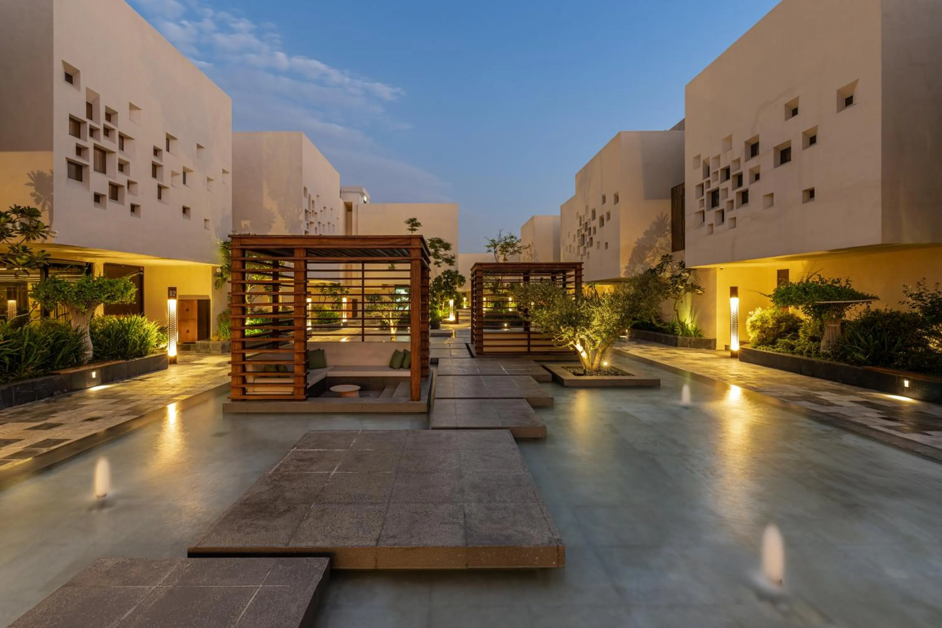 Property building in The Biltmore Hotel Villas, Dubai