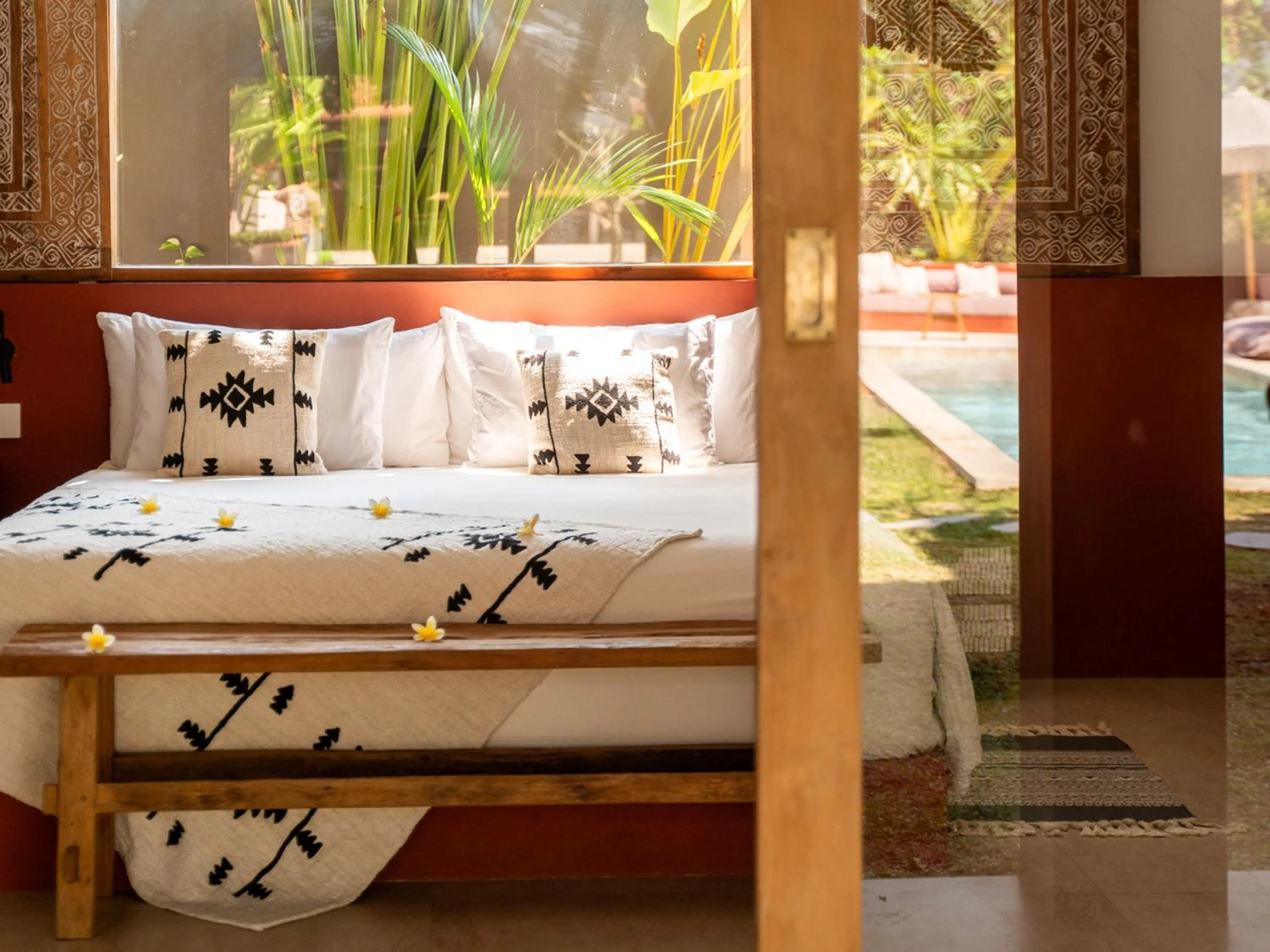 Bed in Lasai Villas