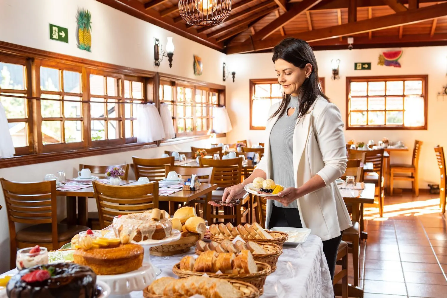 Breakfast in Pousada Valle das Flores Monte Verde