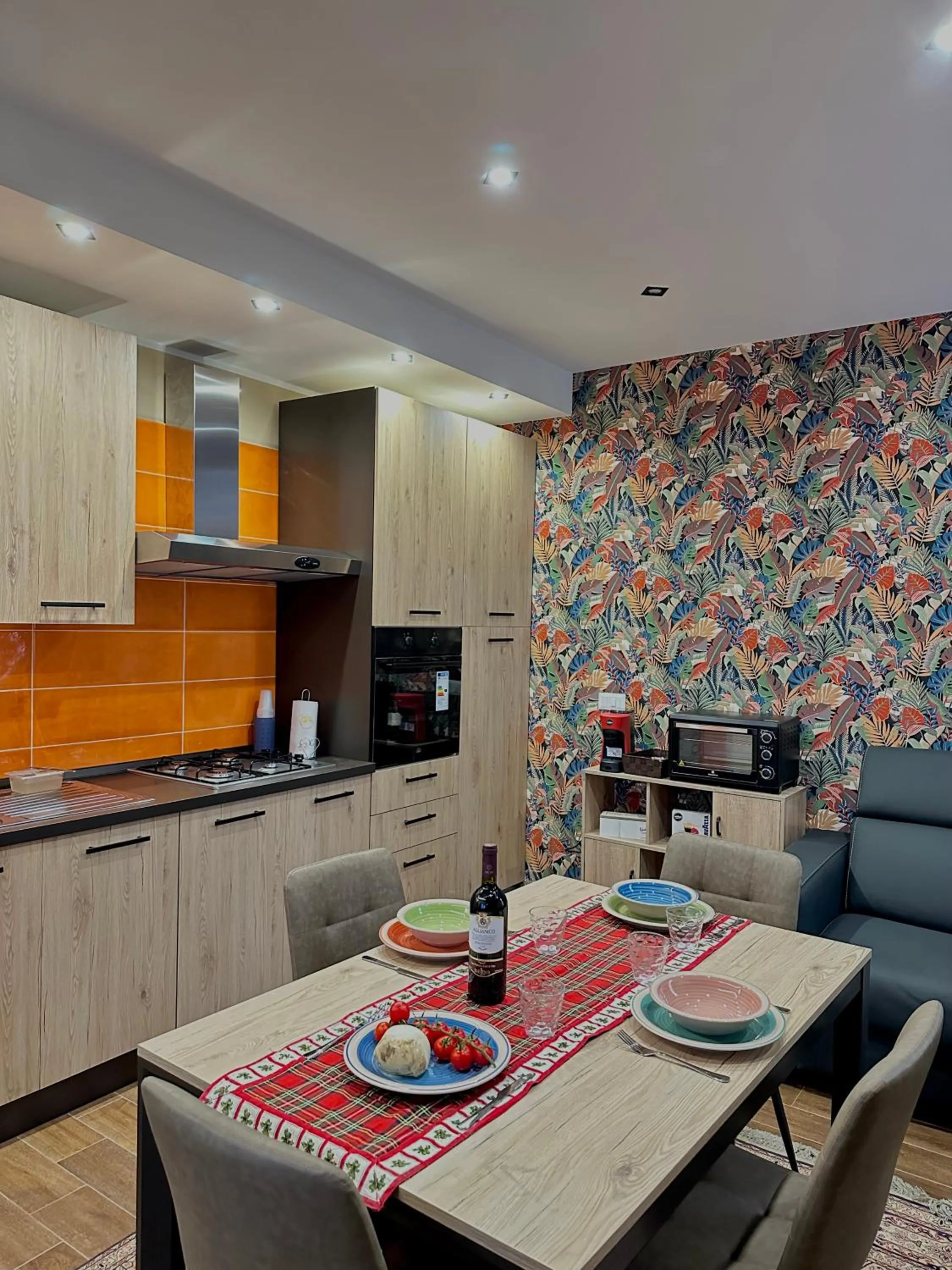 Kitchen or kitchenette in Casa Patrizia elegante dimora con biliardino